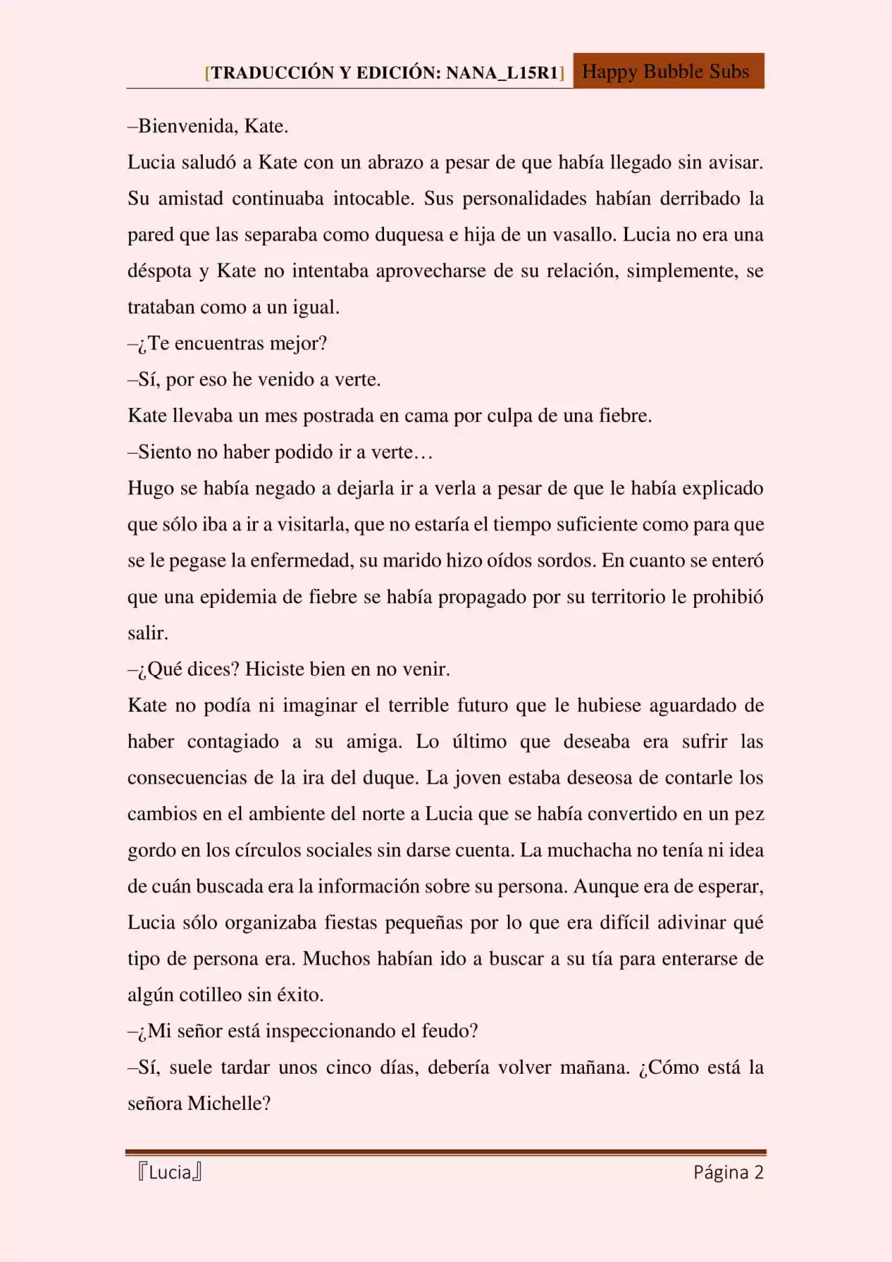 Lucia (Novela) - Capítulo 52 - Página 2 - LectorTMOo