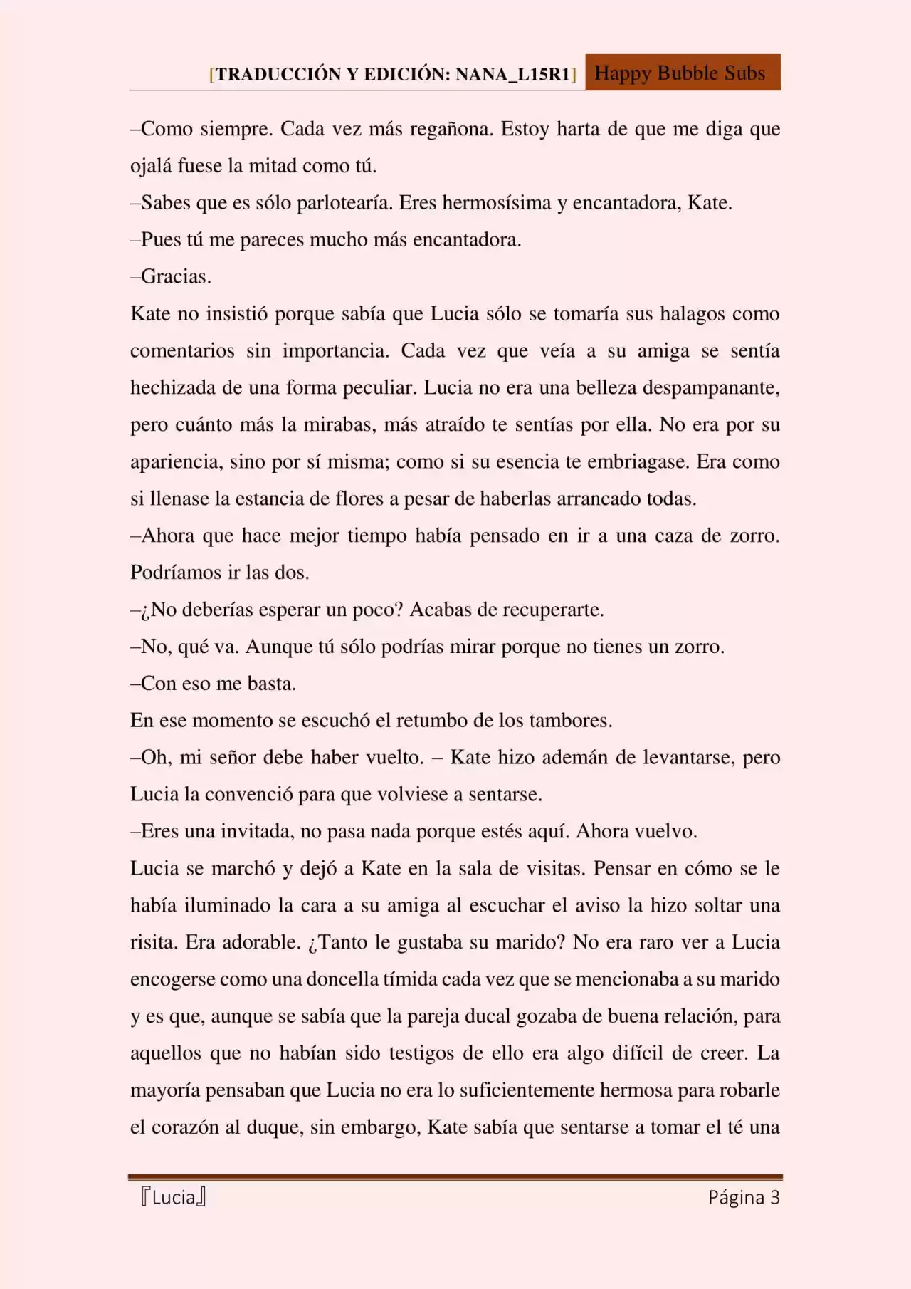 Lucia (Novela) - Capítulo 52 - Página 3 - LectorTMOo