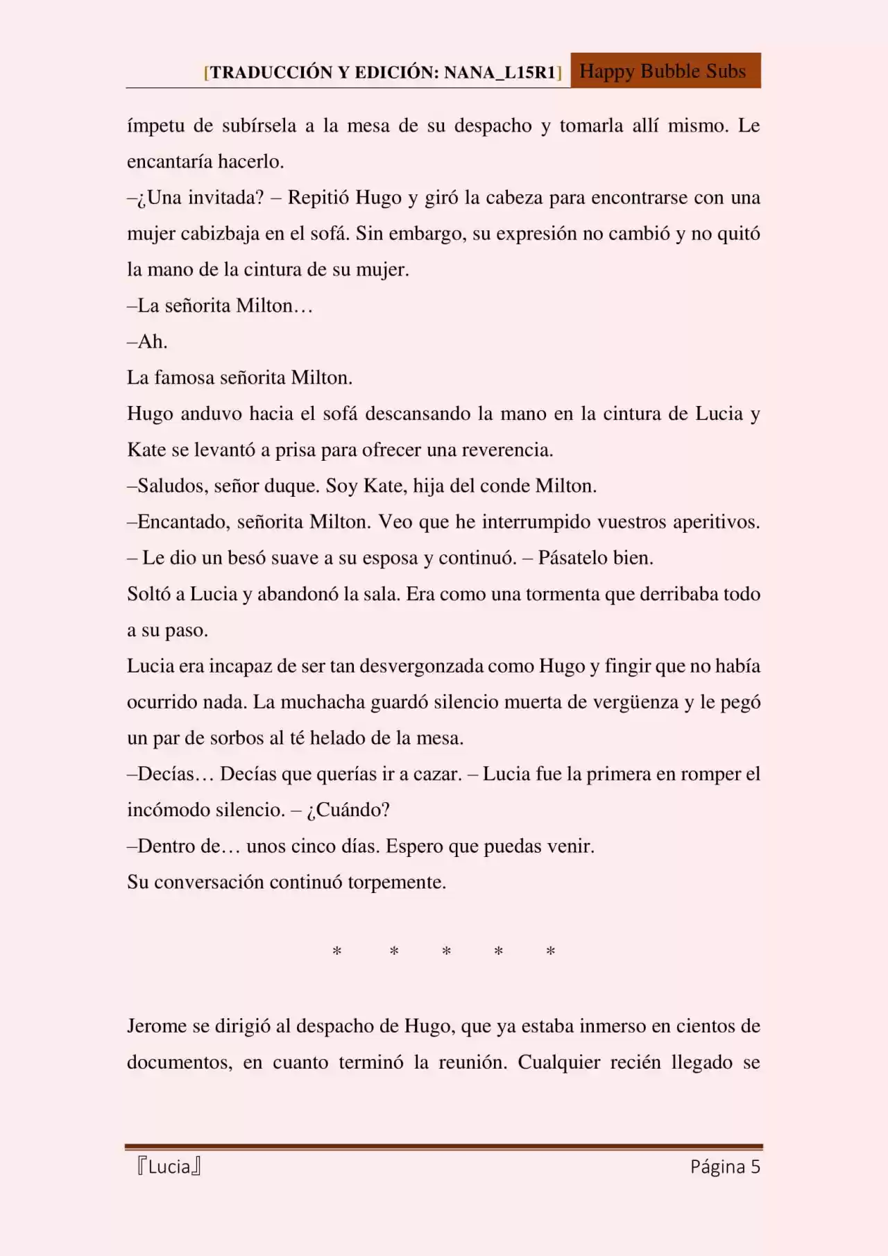 Lucia (Novela) - Capítulo 52 - Página 5 - LectorTMOo