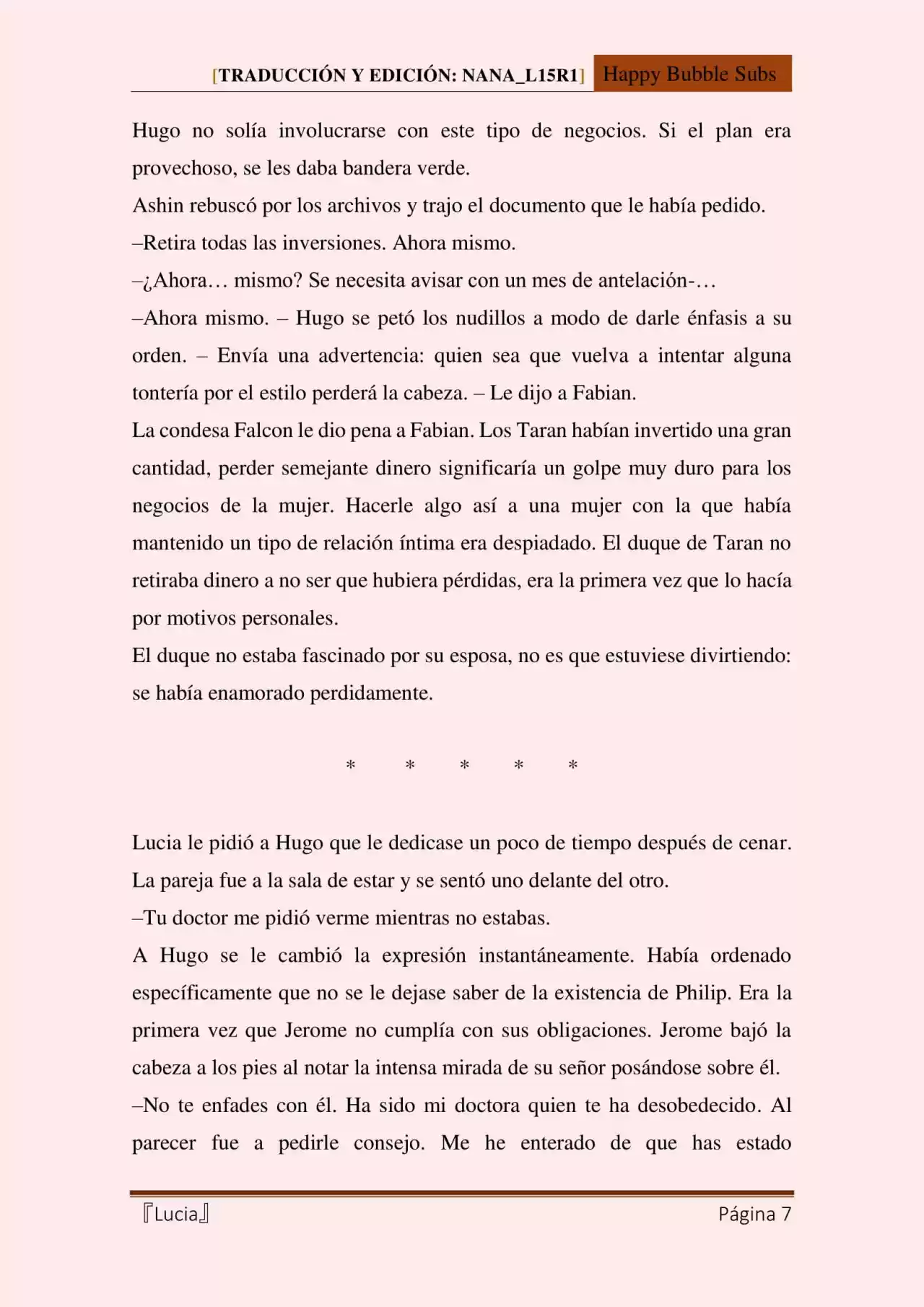 Lucia (Novela) - Capítulo 52 - Página 7 - LectorTMOo