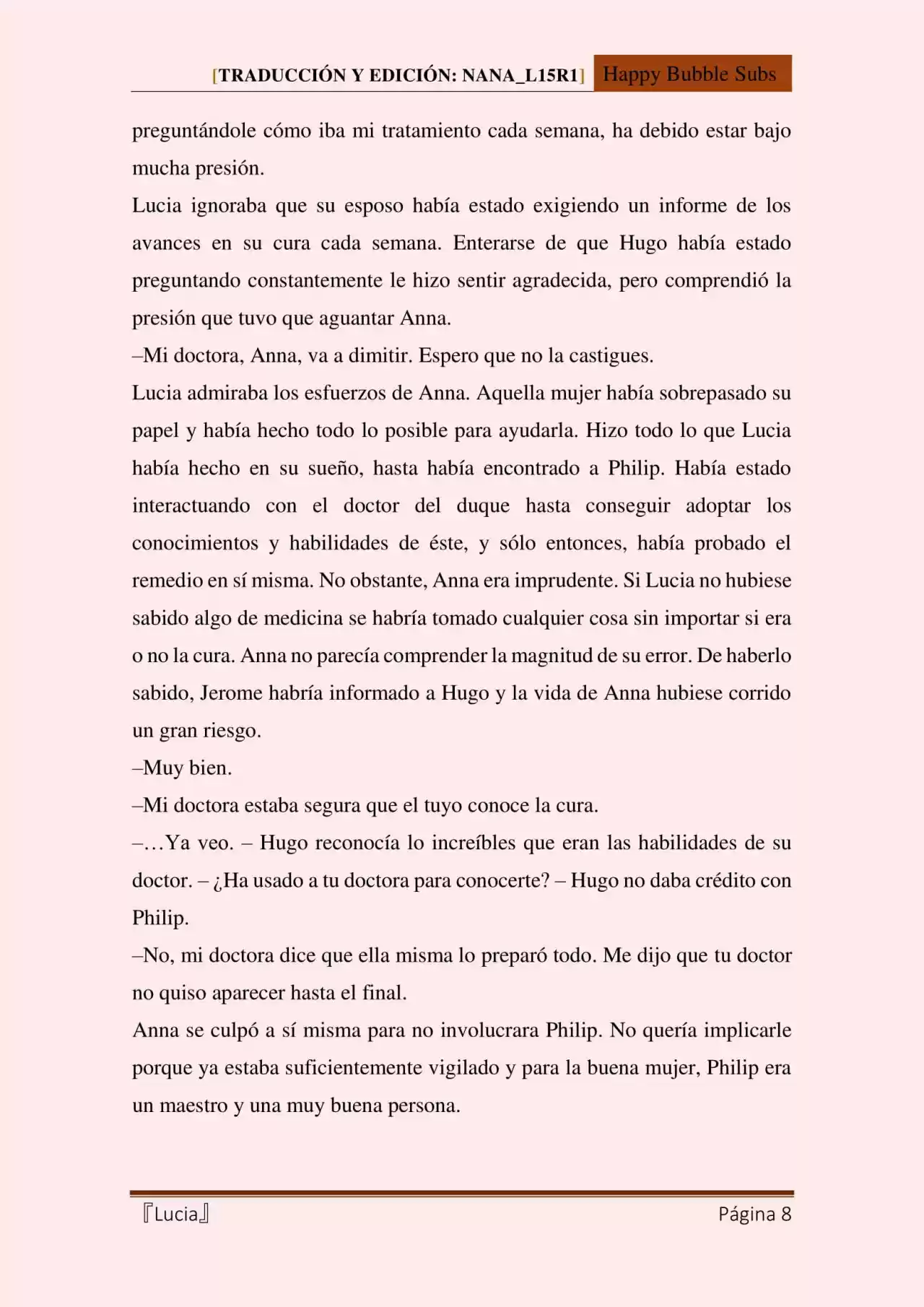 Lucia (Novela) - Capítulo 52 - Página 8 - LectorTMOo