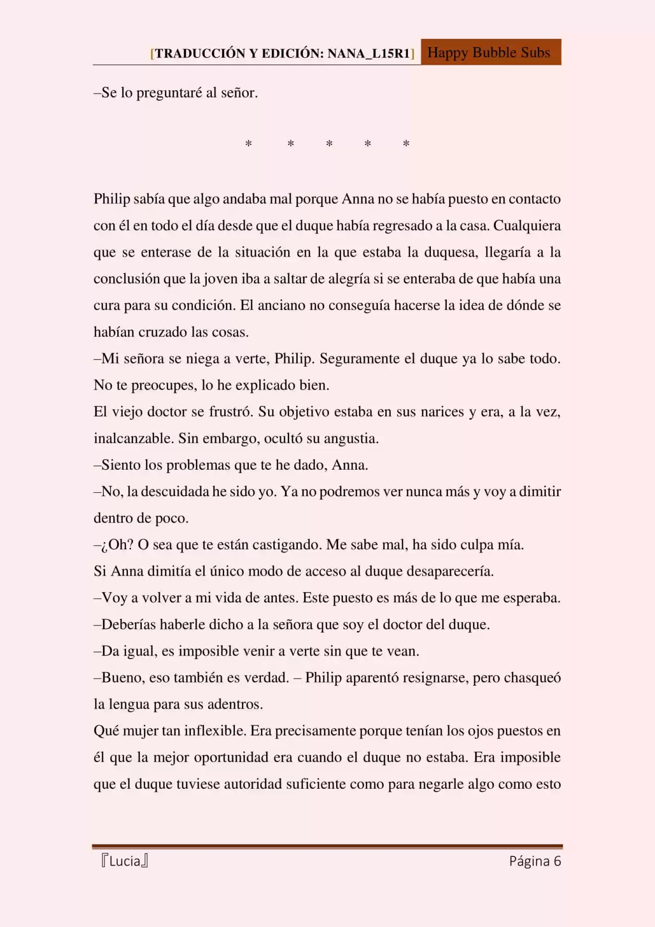 Lucia (Novela) - Capítulo 53 - Página 6 - LectorTMOo