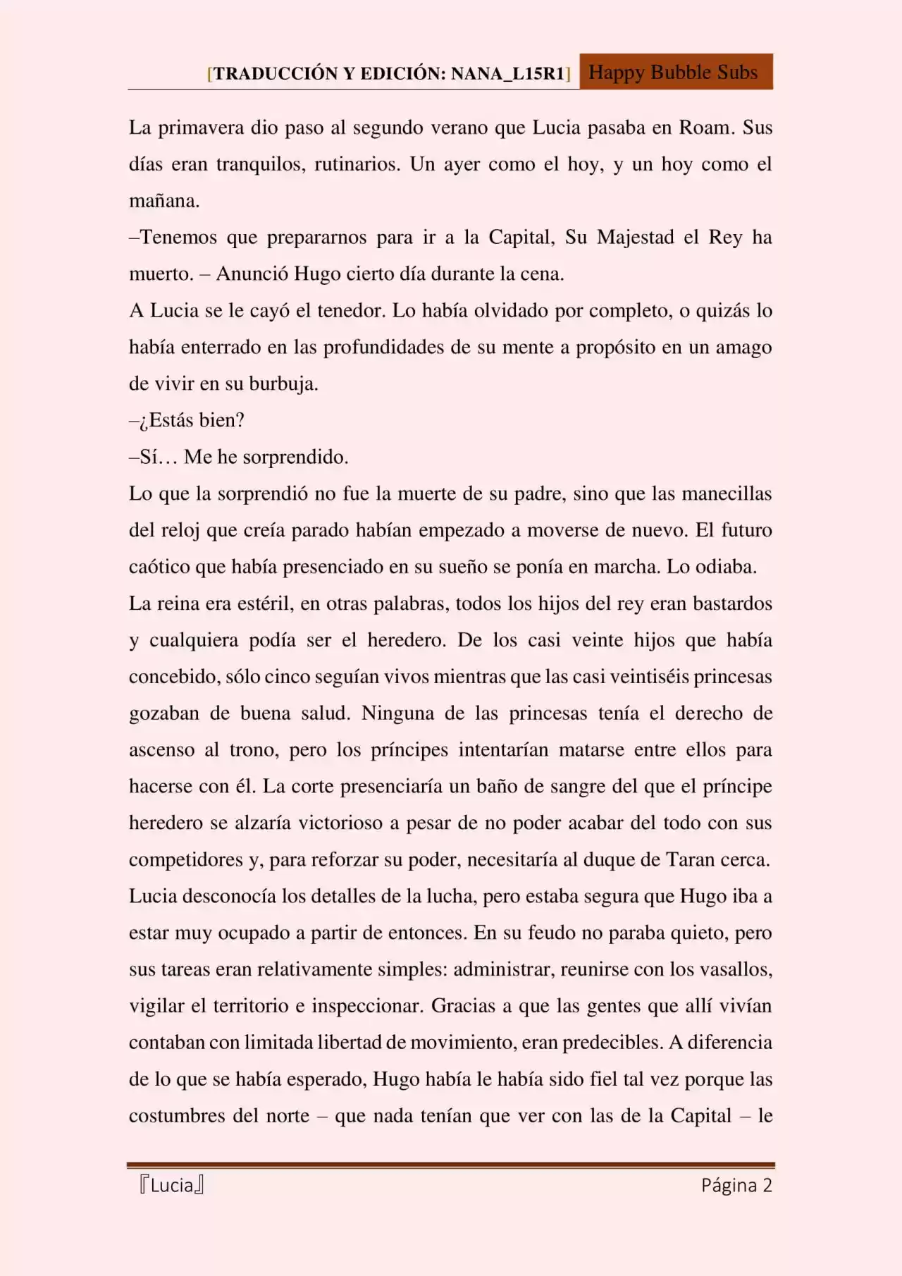 Lucia (Novela) - Capítulo 54 - Página 2 - LectorTMOo