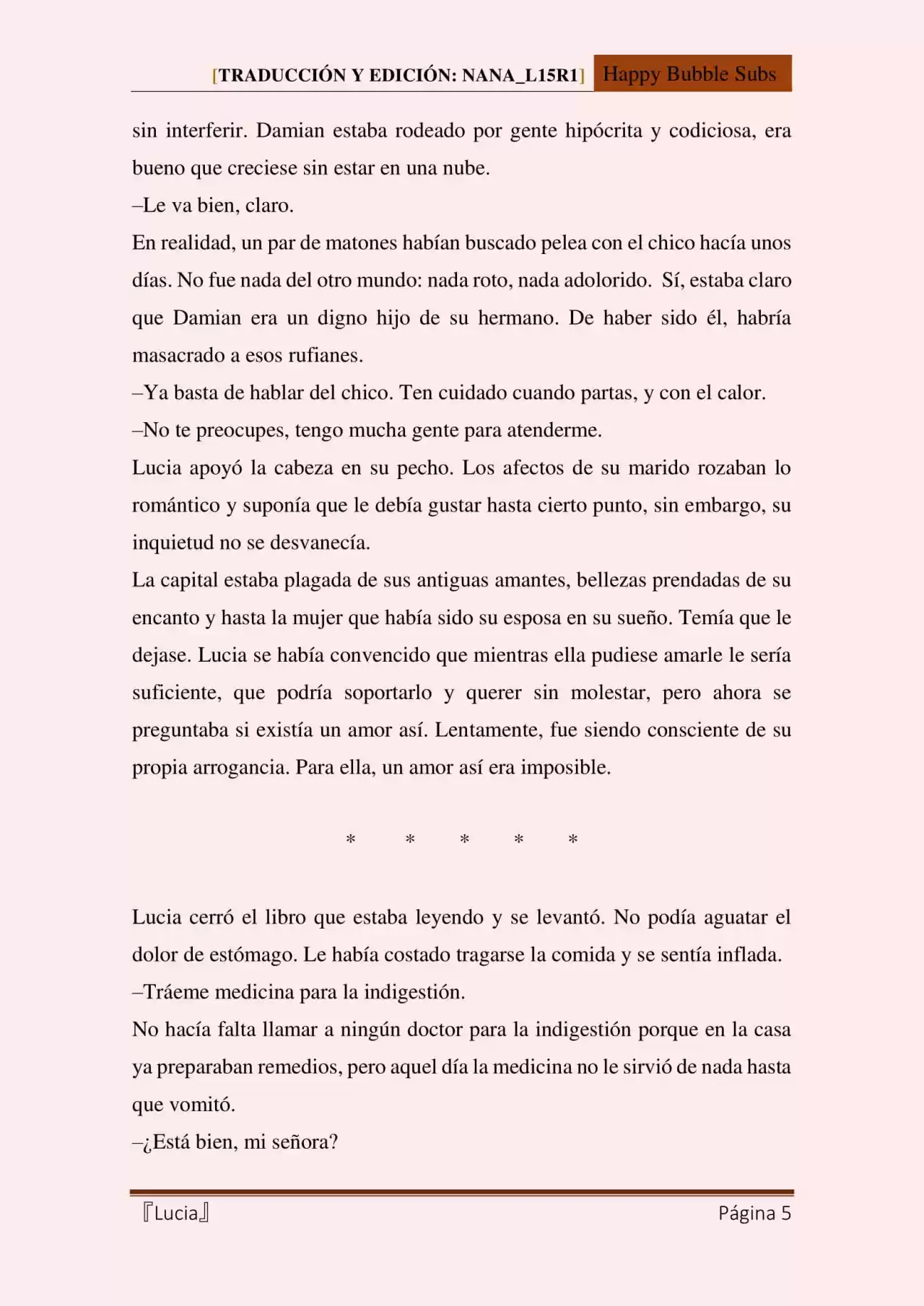 Lucia (Novela) - Capítulo 54 - Página 5 - LectorTMOo
