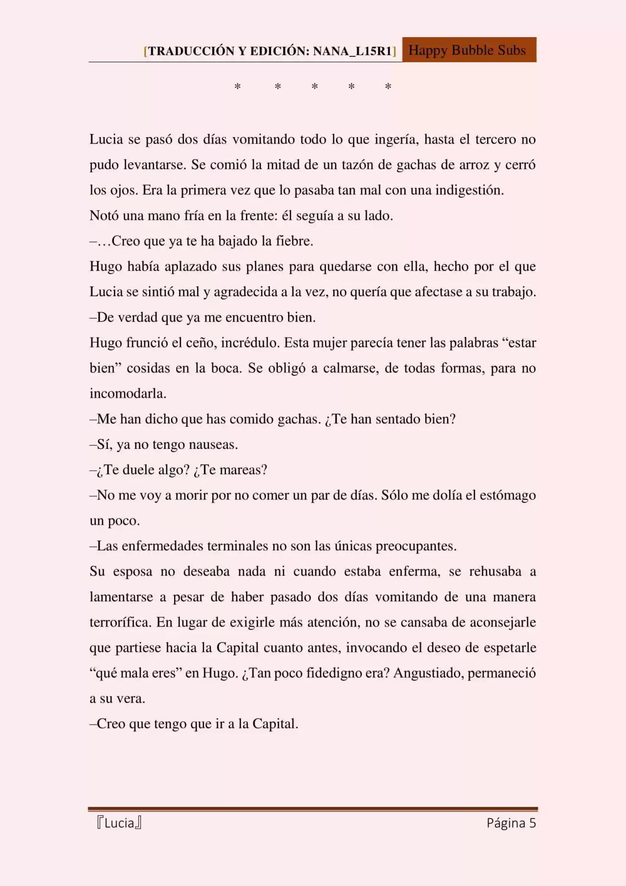 Lucia (Novela) - Capítulo 55 - Página 5 - LectorTMOo