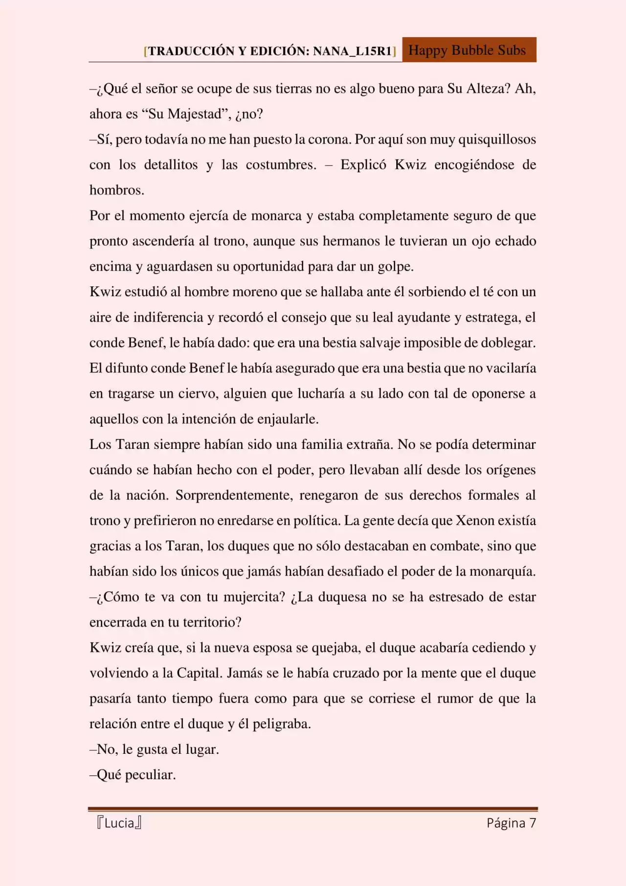 Lucia (Novela) - Capítulo 55 - Página 7 - LectorTMOo