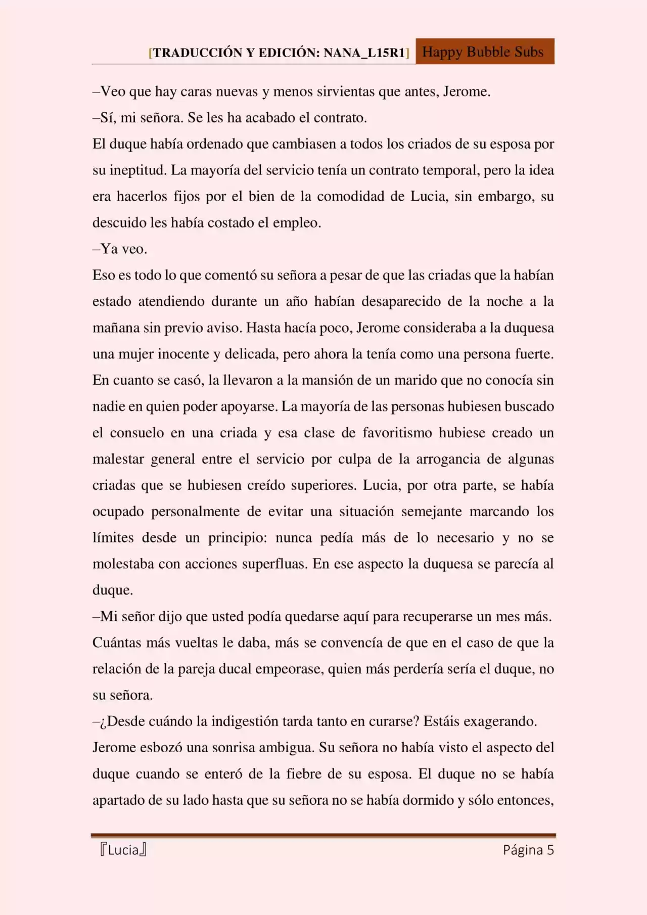Lucia (Novela) - Capítulo 56 - Página 5 - LectorTMOo