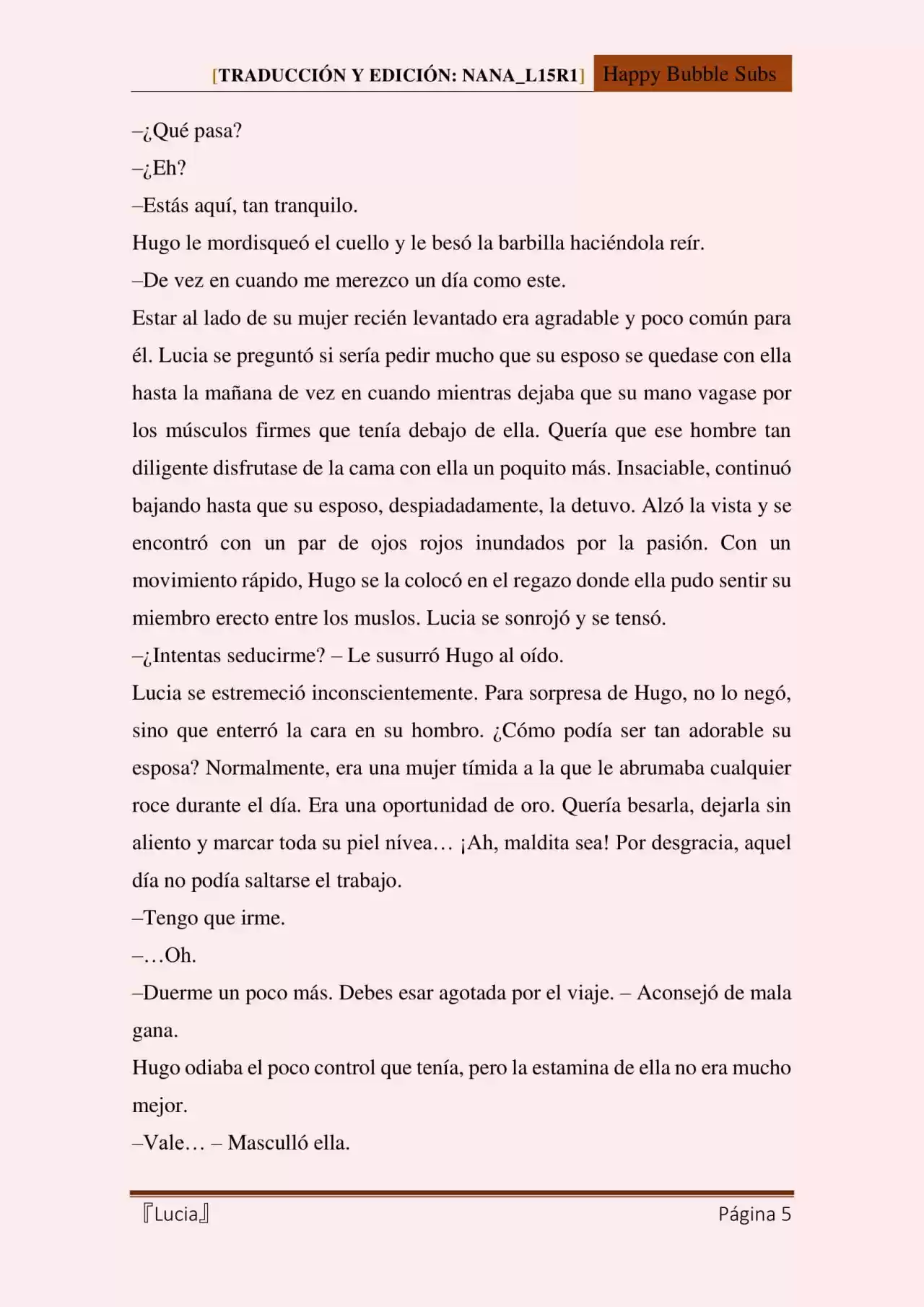 Lucia (Novela) - Capítulo 57 - Página 5 - LectorTMOo