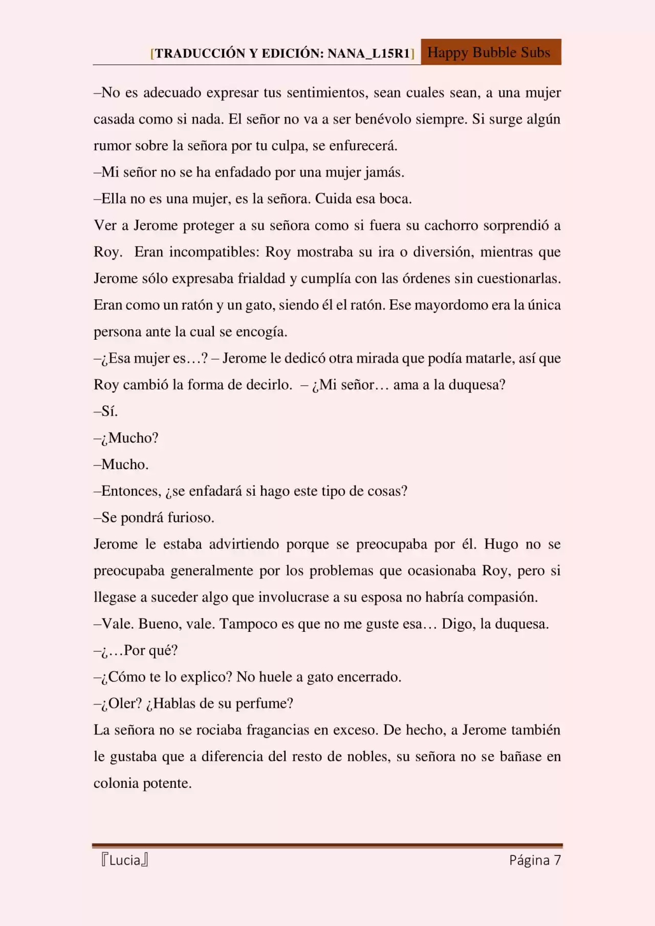 Lucia (Novela) - Capítulo 59 - Página 7 - LectorTMOo