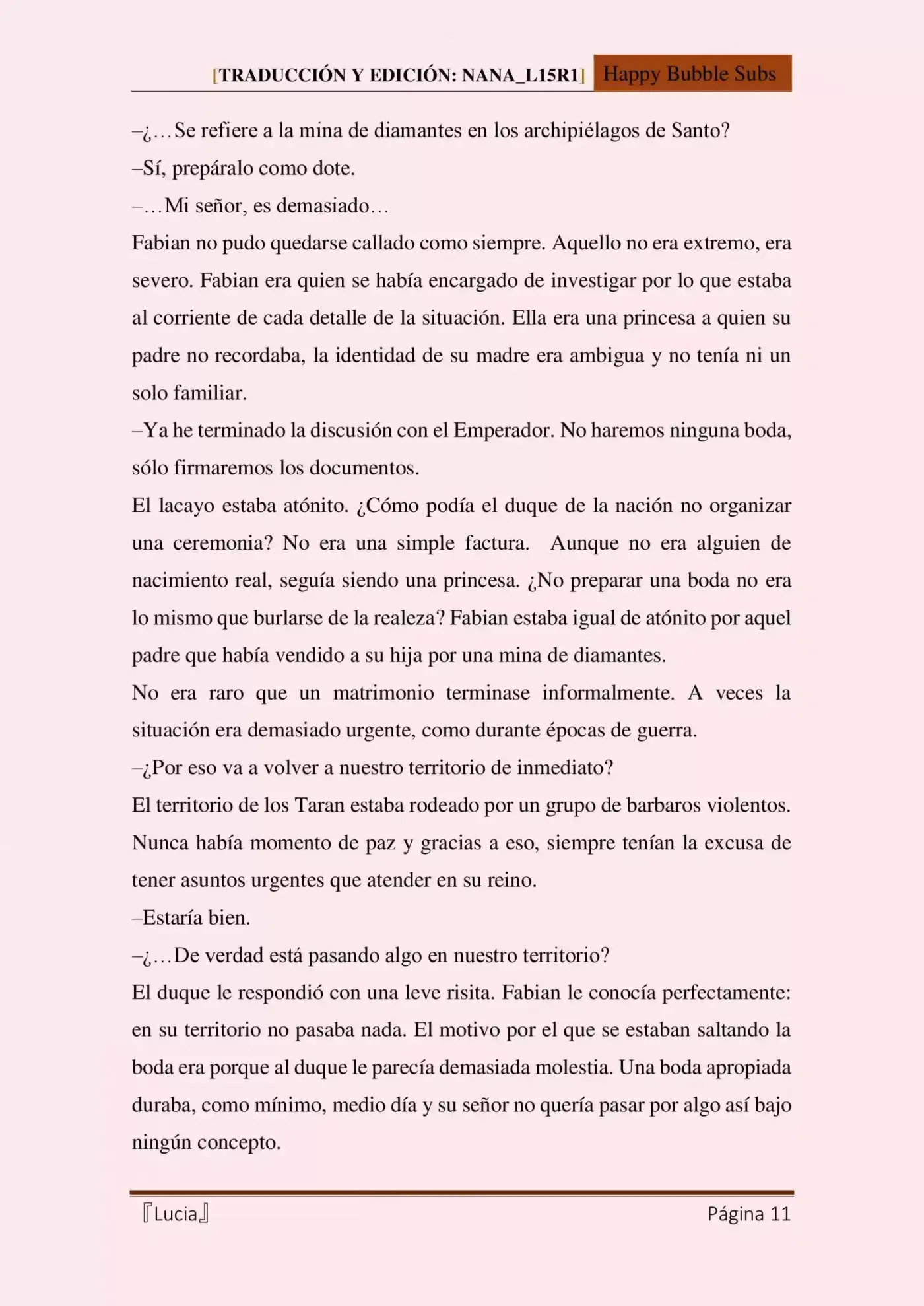 Lucia (Novela) - Capítulo 6 - Página 11 - LectorTMOo