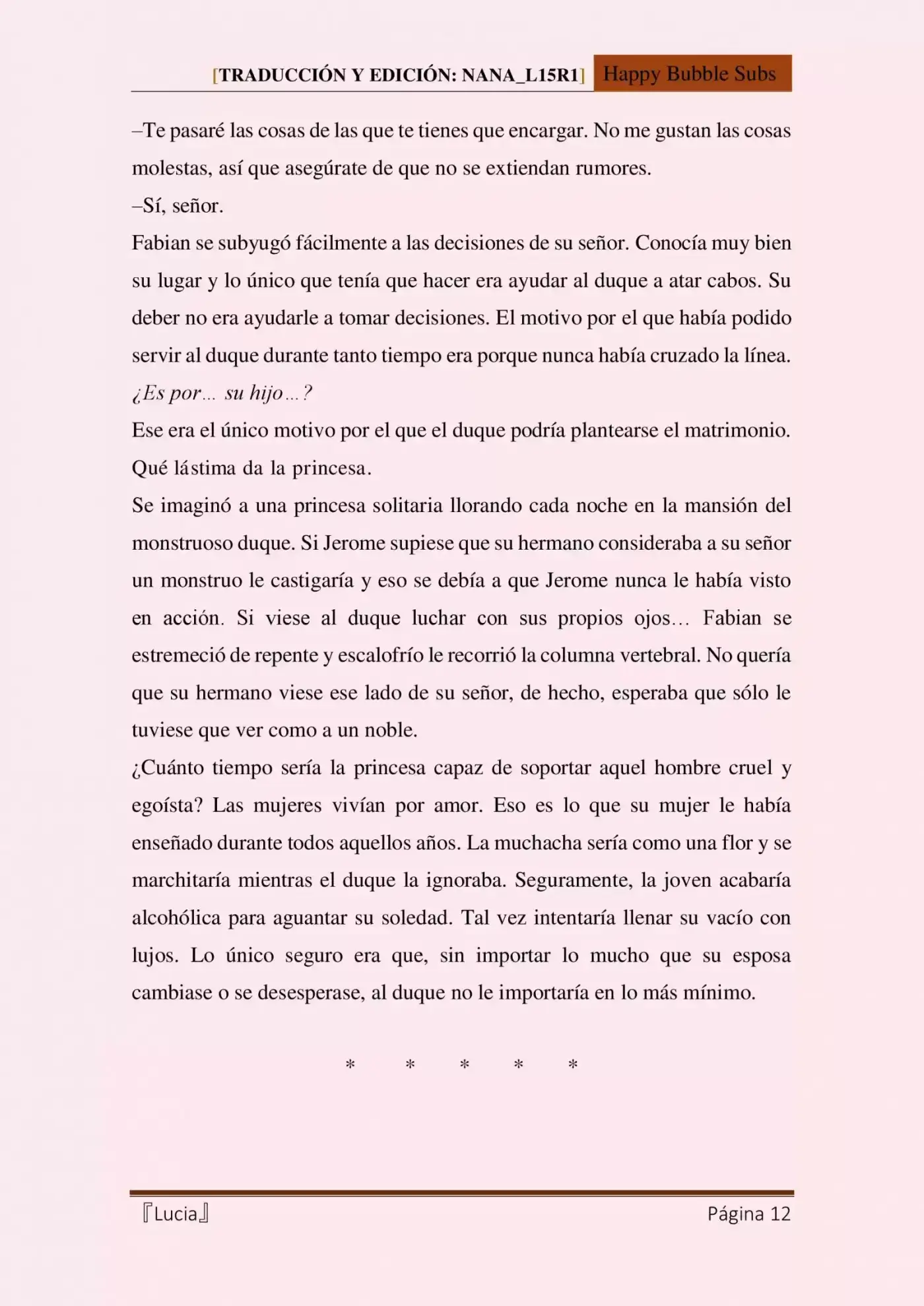 Lucia (Novela) - Capítulo 6 - Página 12 - LectorTMOo