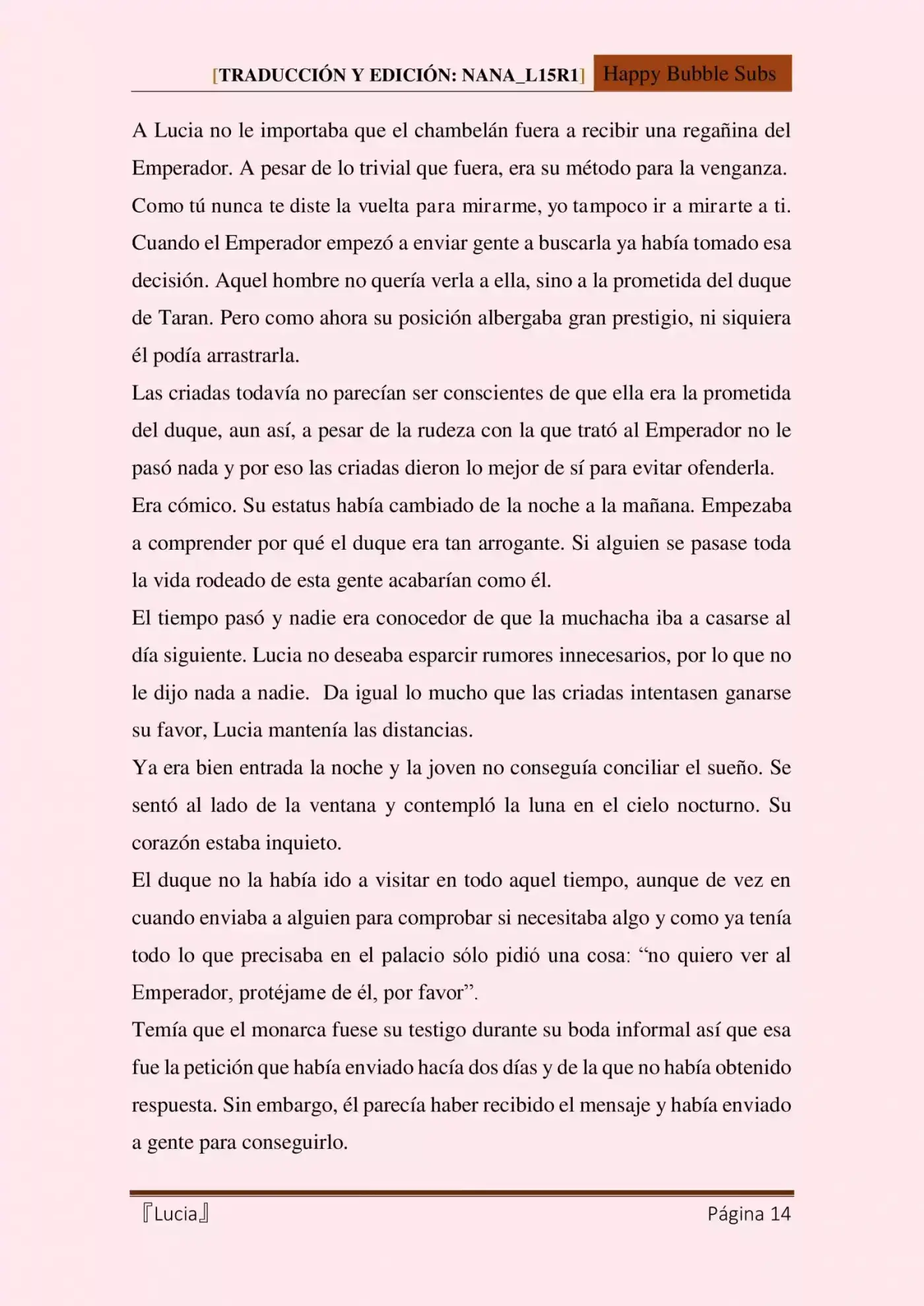 Lucia (Novela) - Capítulo 6 - Página 14 - LectorTMOo
