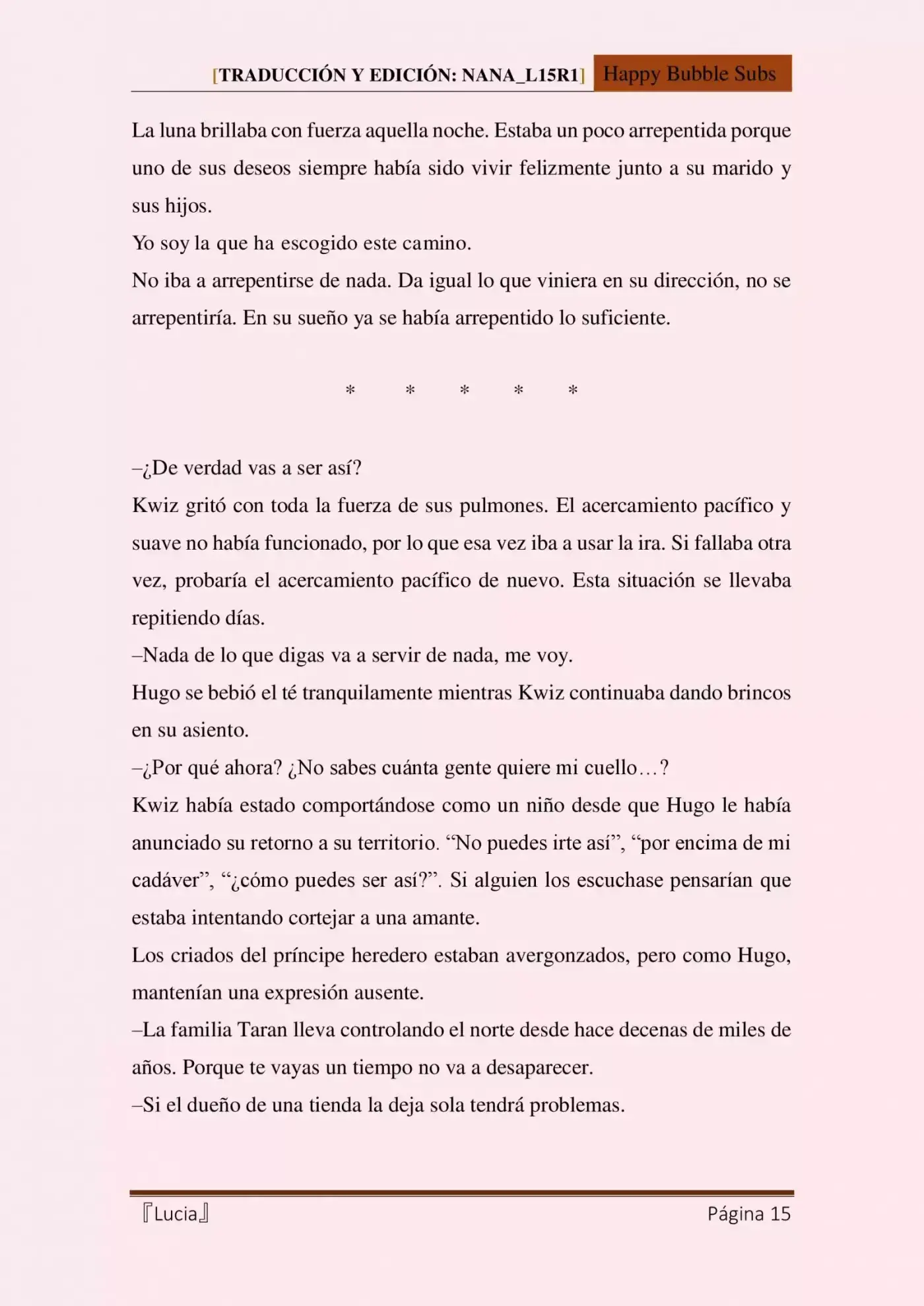 Lucia (Novela) - Capítulo 6 - Página 15 - LectorTMOo