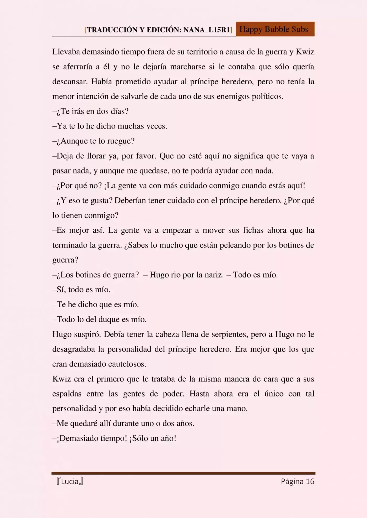 Lucia (Novela) - Capítulo 6 - Página 16 - LectorTMOo