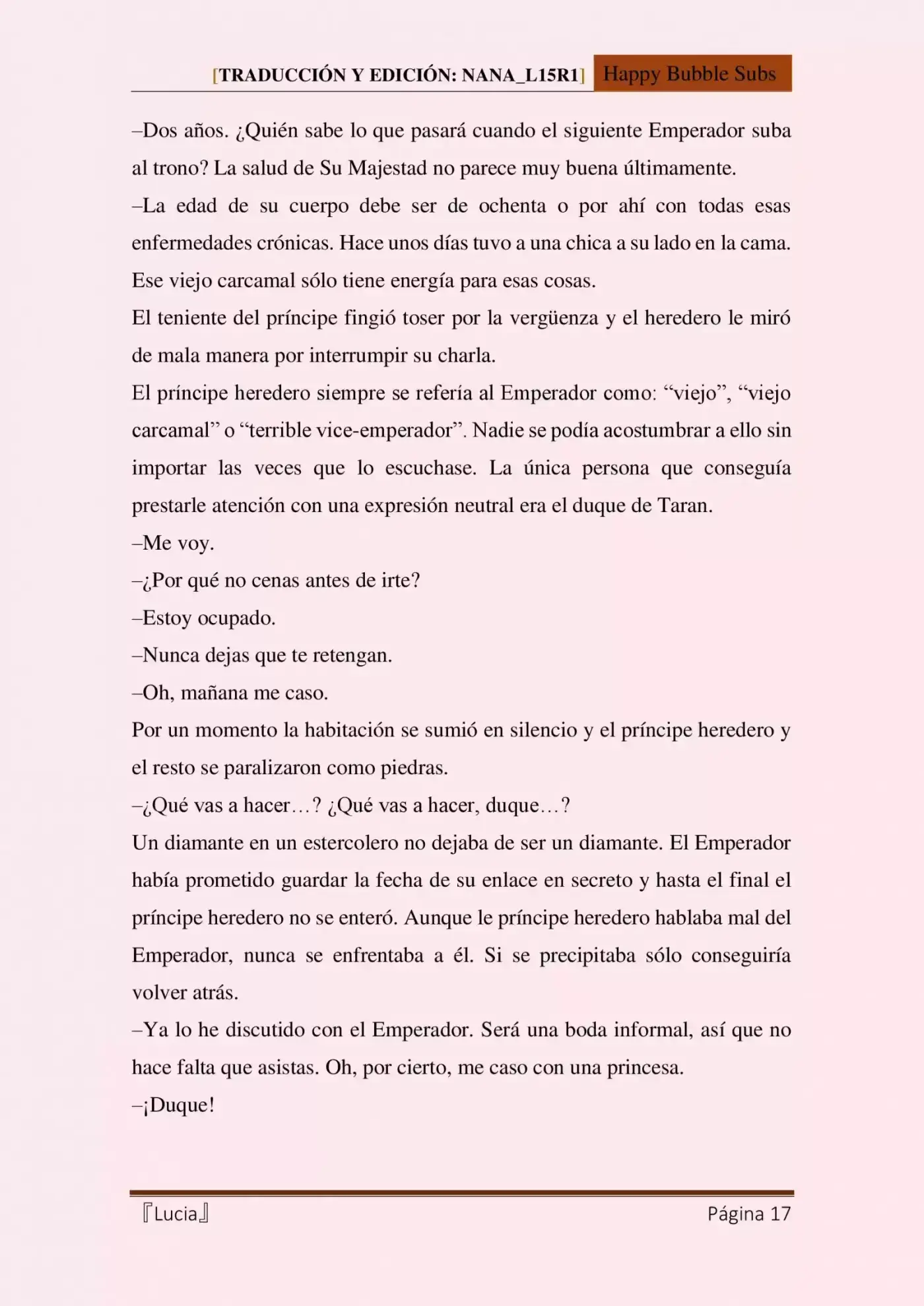 Lucia (Novela) - Capítulo 6 - Página 17 - LectorTMOo
