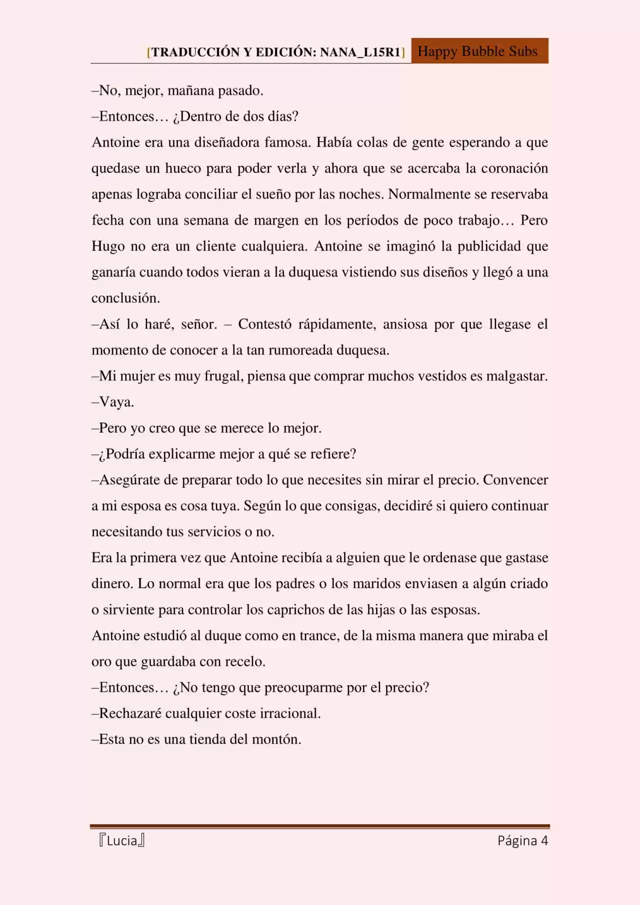 Lucia (Novela) - Capítulo 60 - Página 4 - LectorTMOo