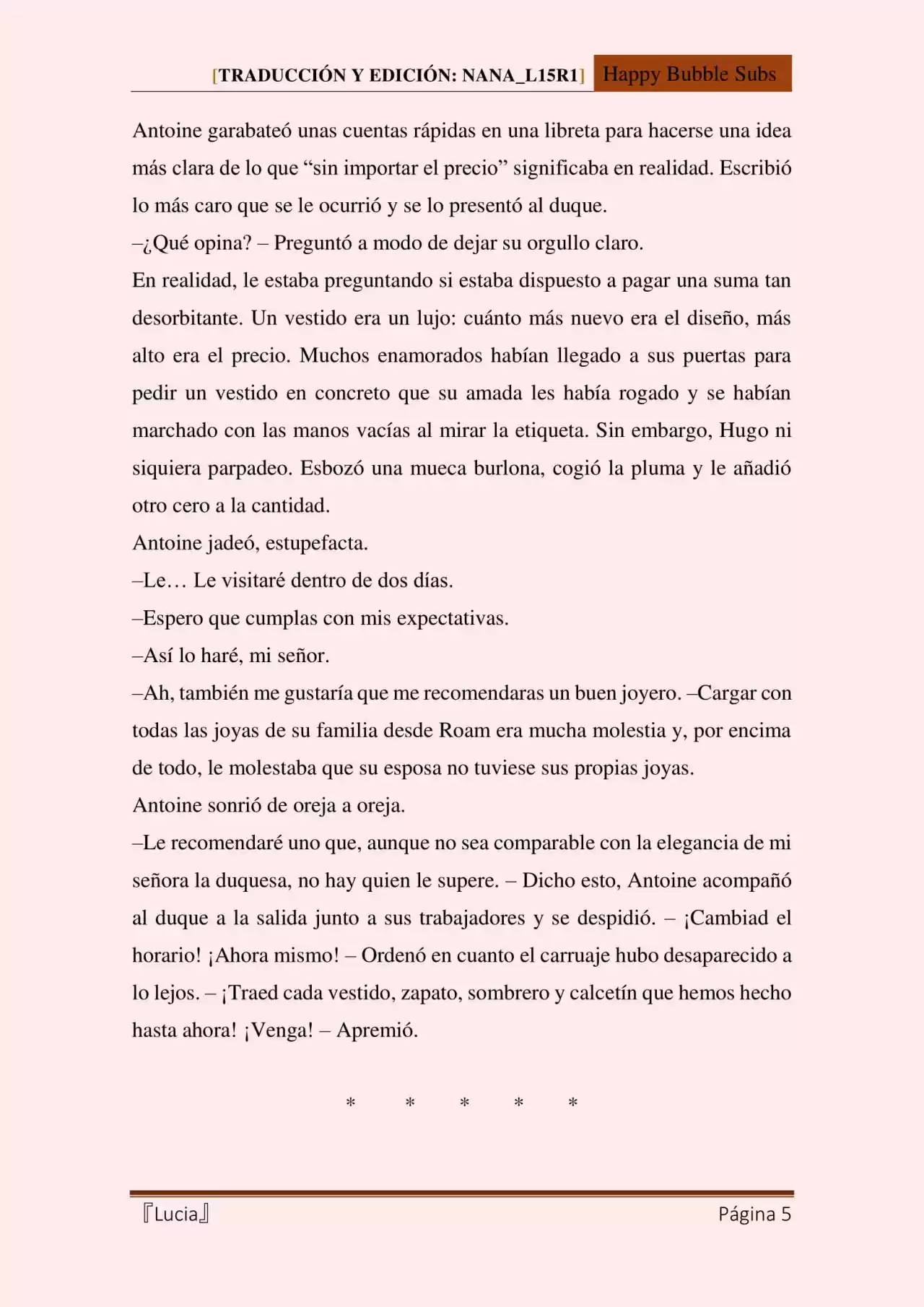 Lucia (Novela) - Capítulo 60 - Página 5 - LectorTMOo