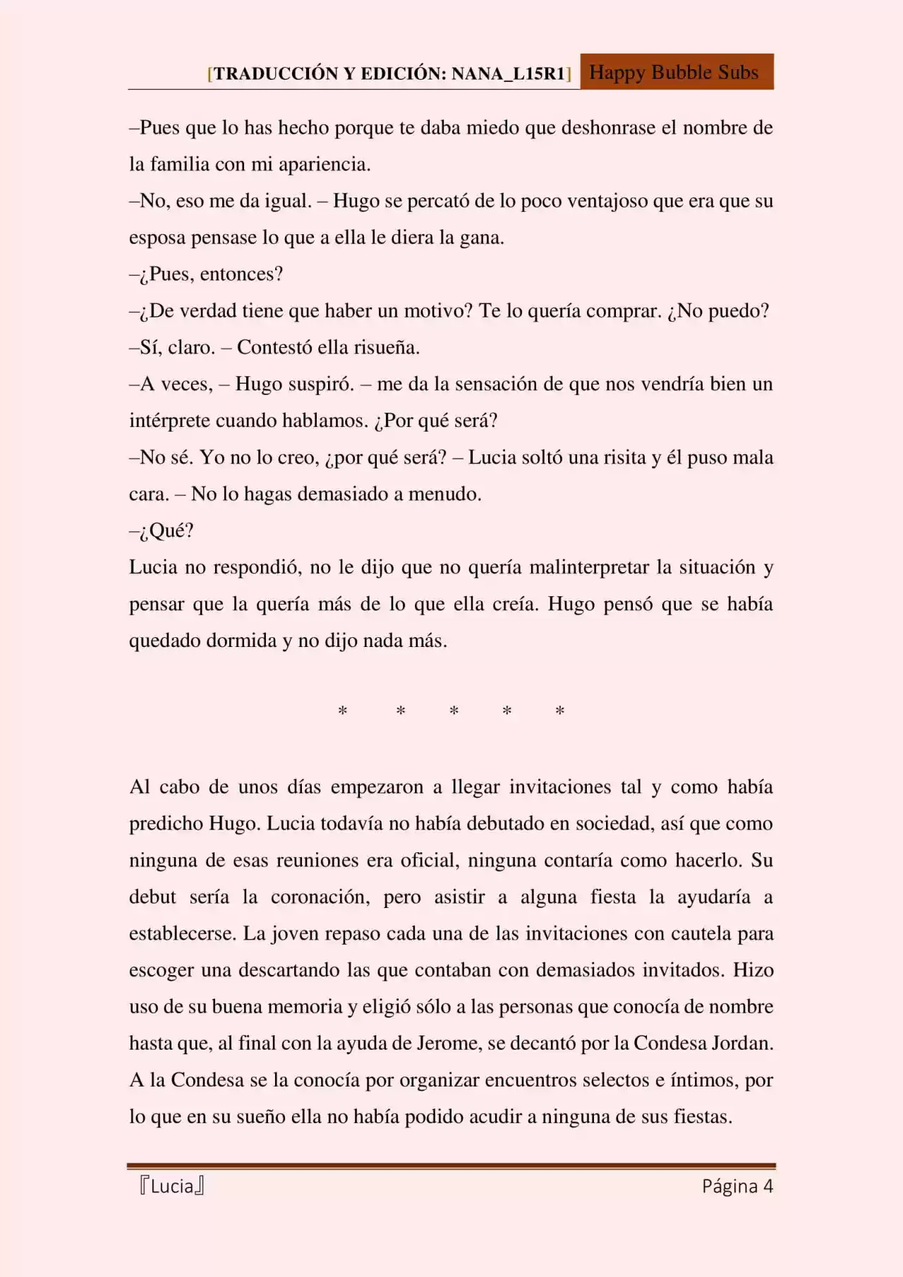 Lucia (Novela) - Capítulo 65 - Página 4 - LectorTMOo