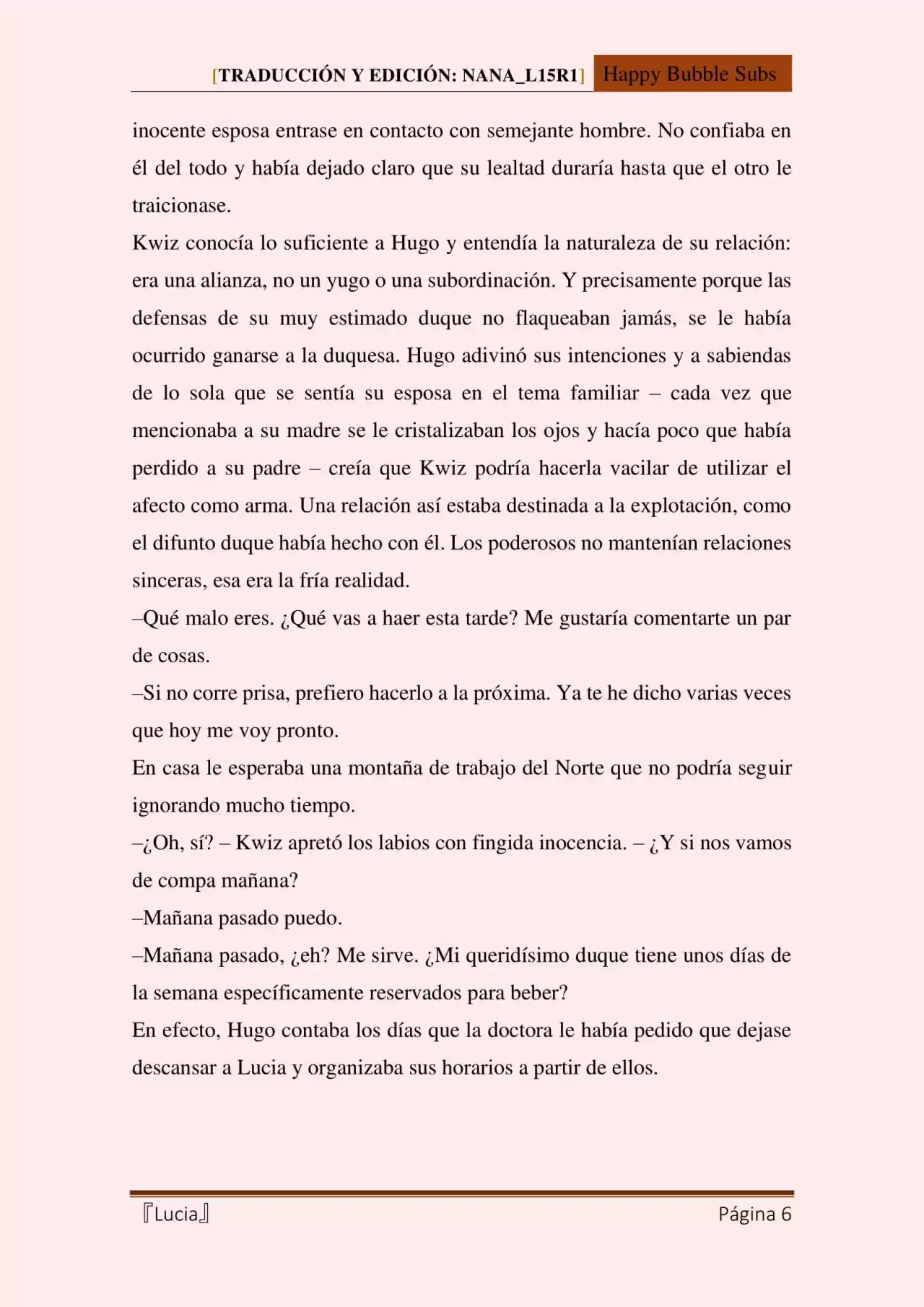 Lucia (Novela) - Capítulo 65 - Página 6 - LectorTMOo