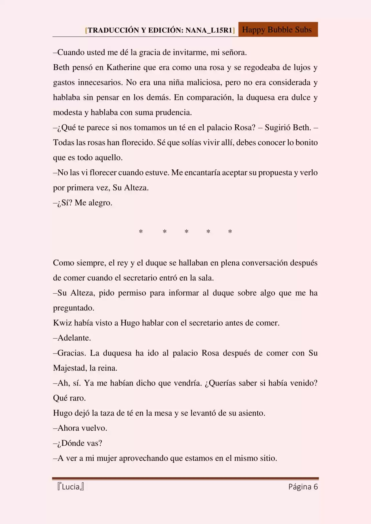 Lucia (Novela) - Capítulo 66 - Página 6 - LectorTMOo