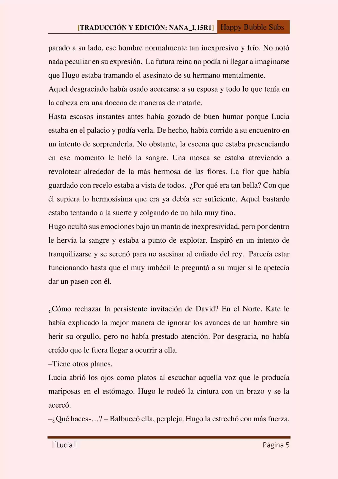 Lucia (Novela) - Capítulo 67 - Página 5 - LectorTMOo