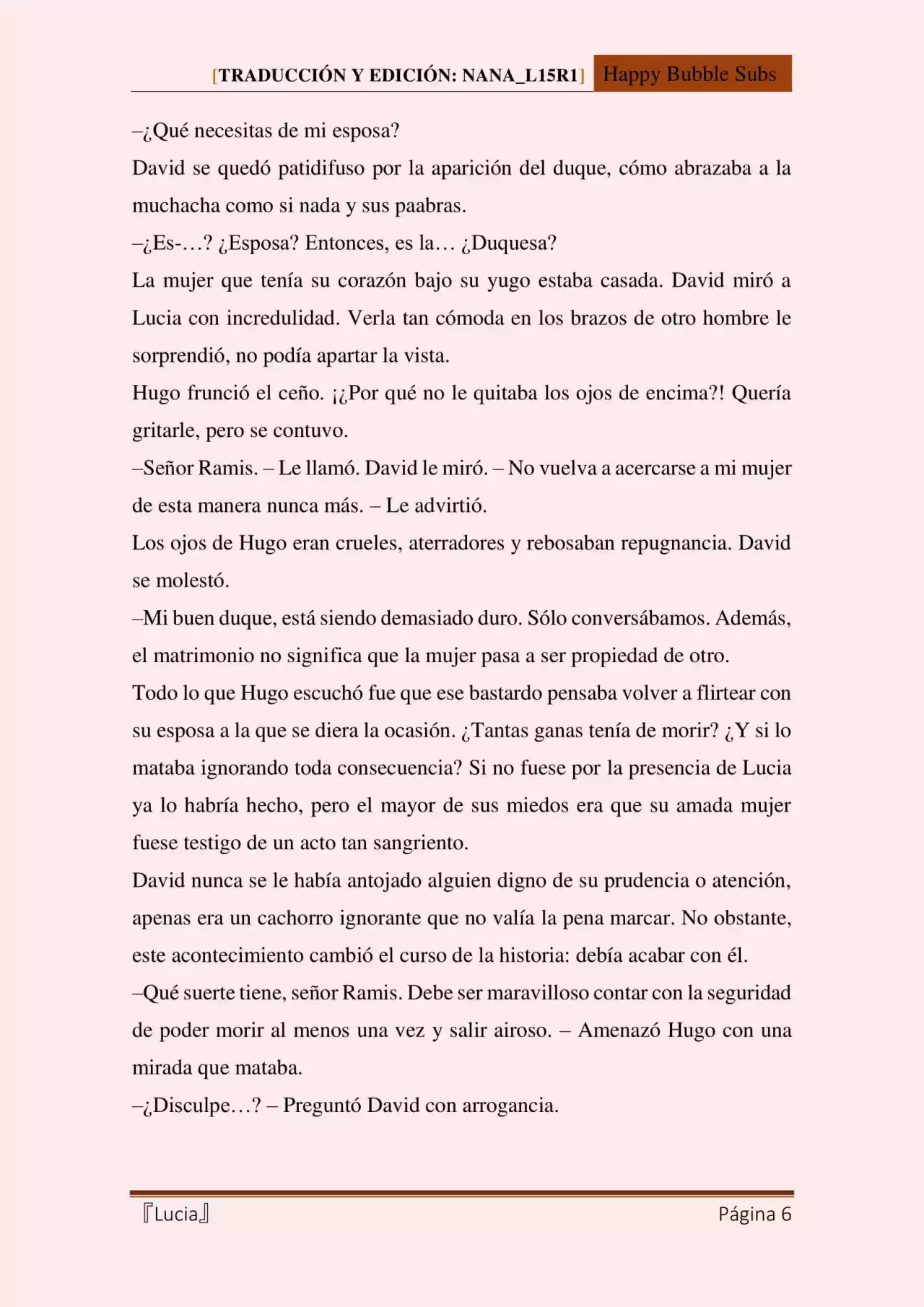 Lucia (Novela) - Capítulo 67 - Página 6 - LectorTMOo