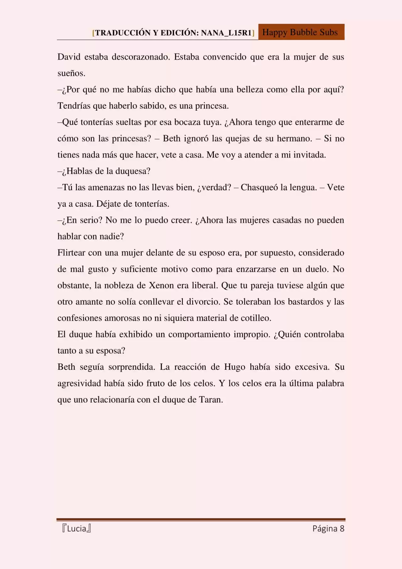 Lucia (Novela) - Capítulo 67 - Página 8 - LectorTMOo