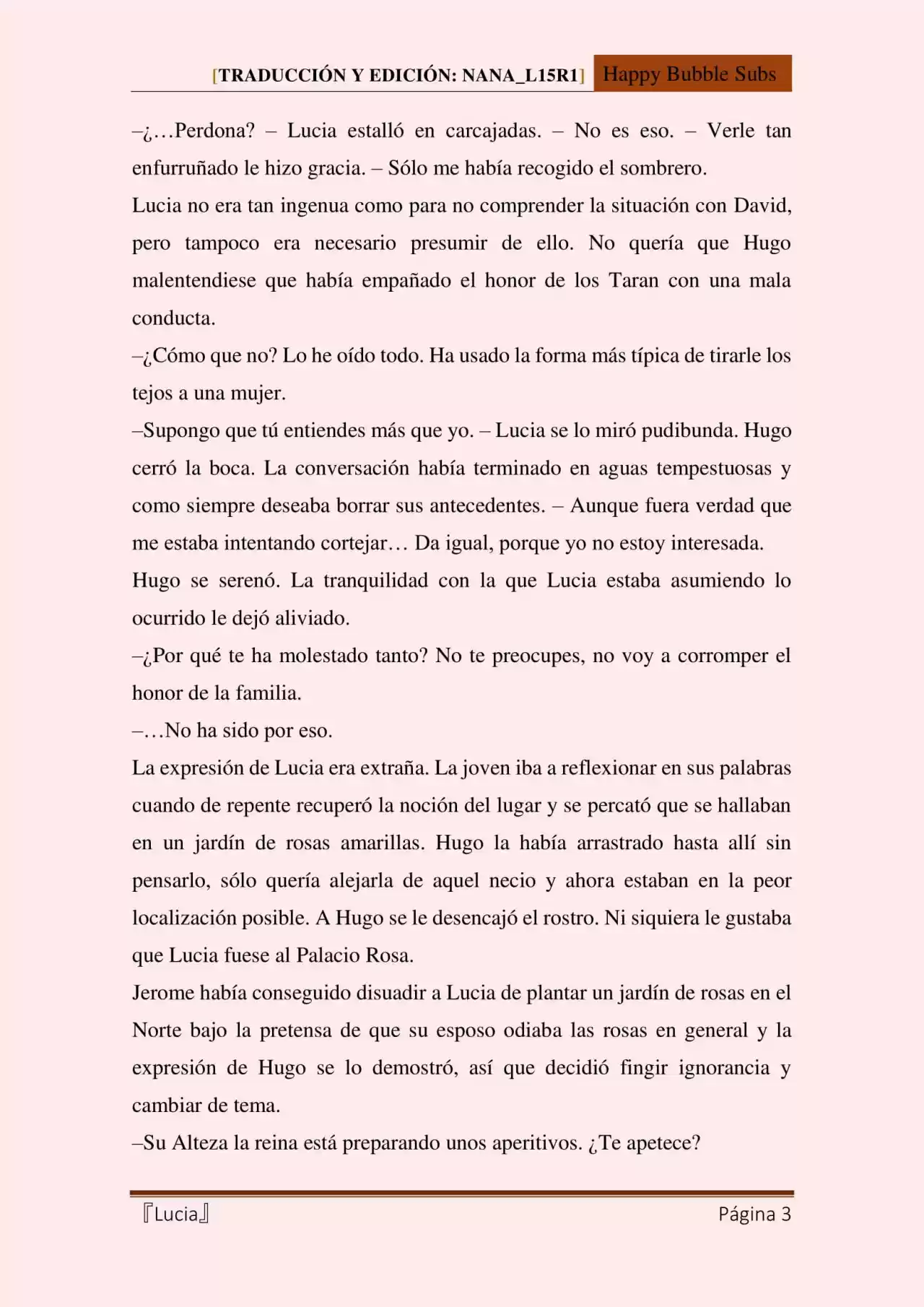 Lucia (Novela) - Capítulo 68 - Página 3 - LectorTMOo
