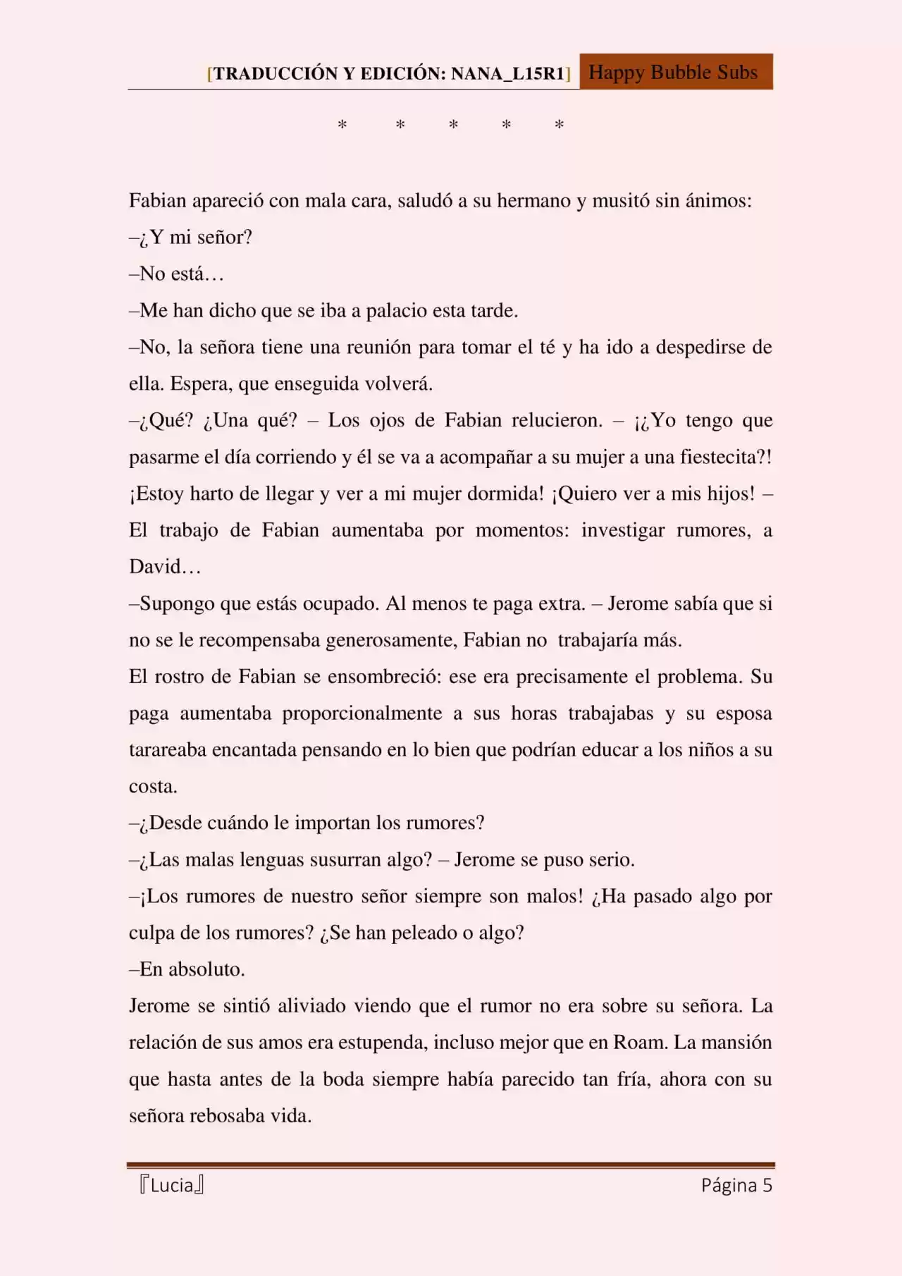 Lucia (Novela) - Capítulo 69 - Página 5 - LectorTMOo
