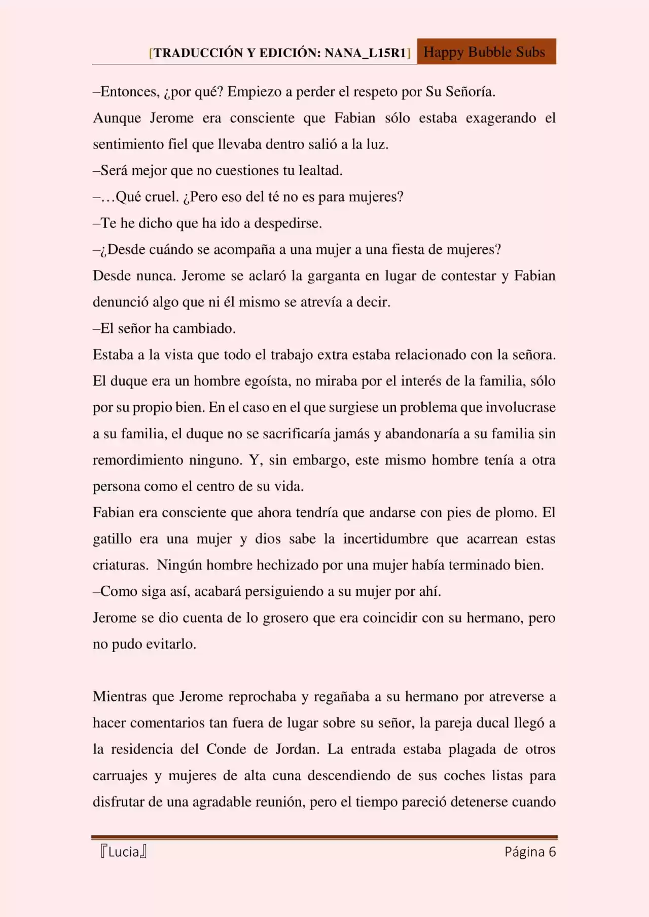 Lucia (Novela) - Capítulo 69 - Página 6 - LectorTMOo