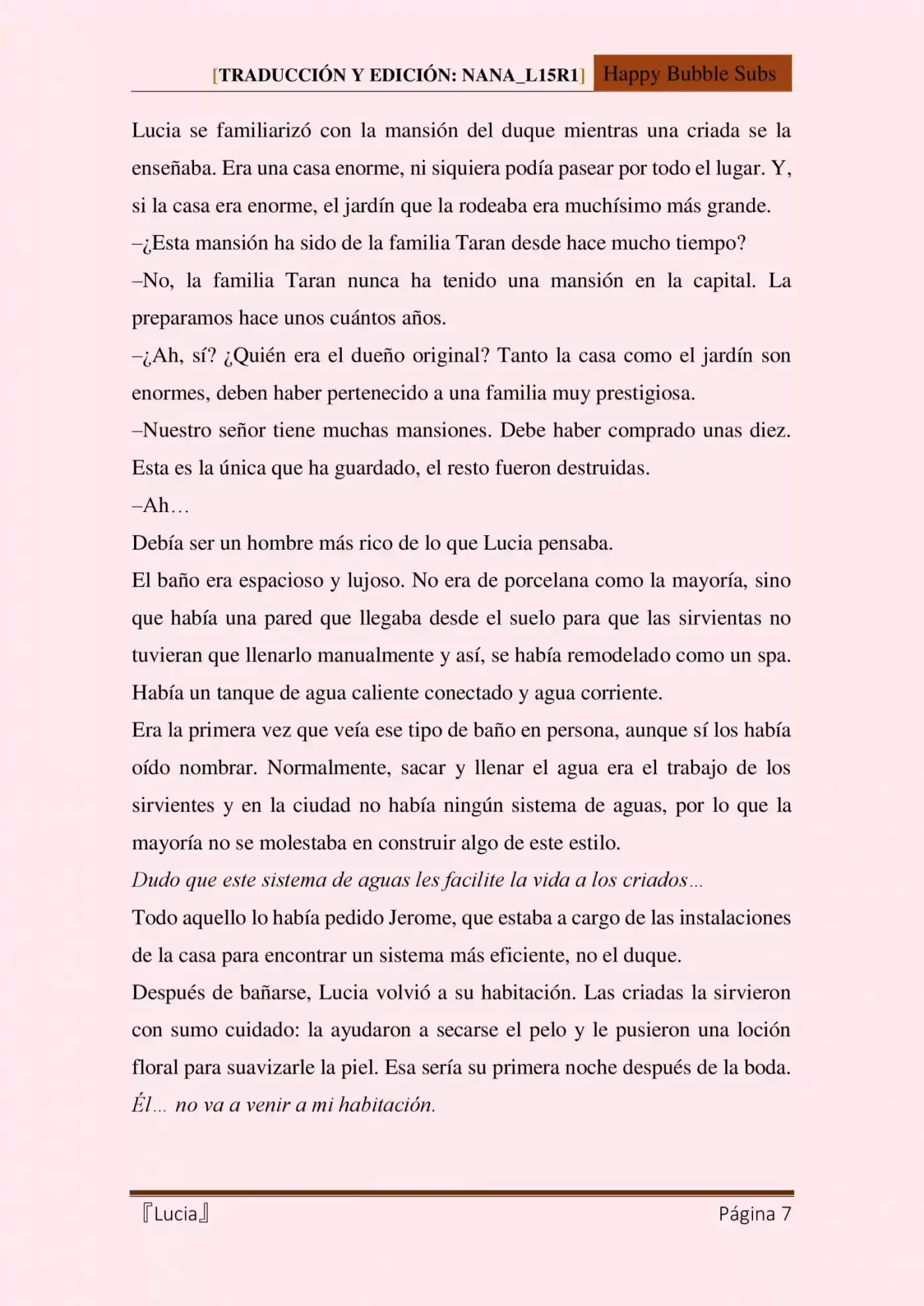 Lucia (Novela) - Capítulo 7 - Página 7 - LectorTMOo