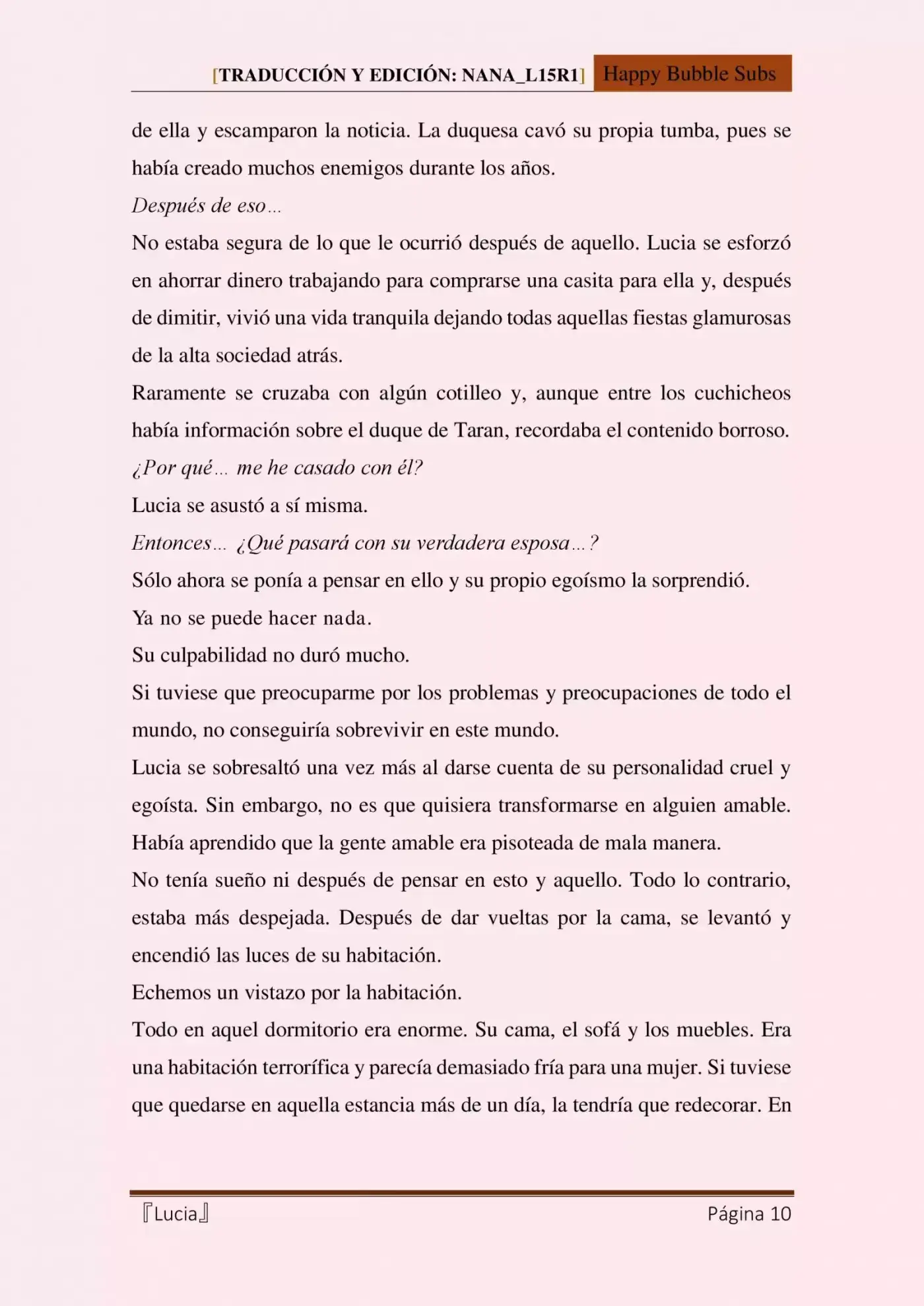 Lucia (Novela) - Capítulo 7 - Página 10 - LectorTMOo