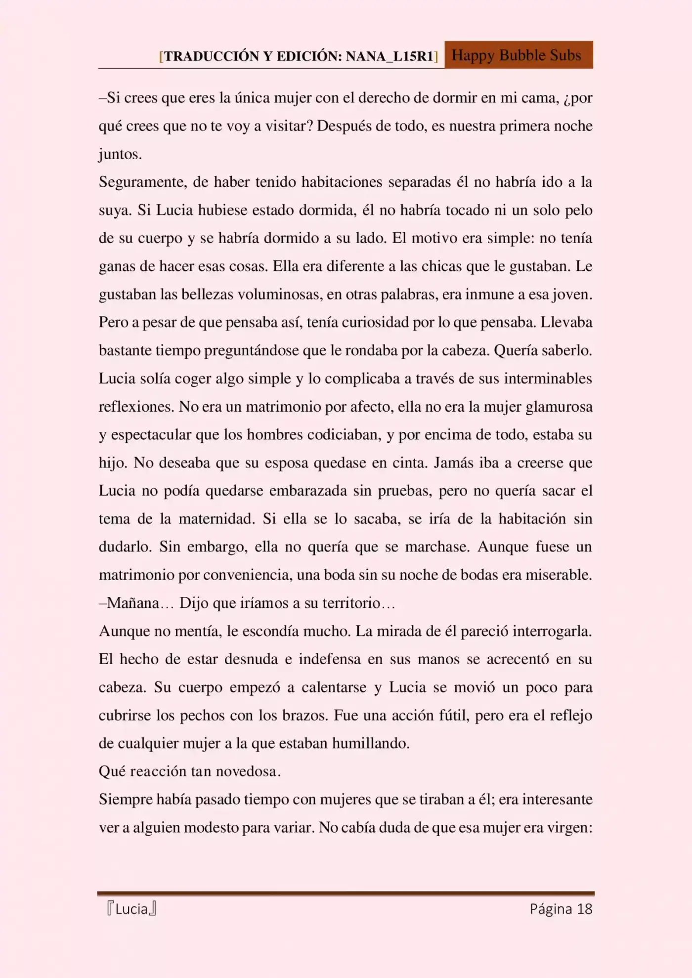 Lucia (Novela) - Capítulo 7 - Página 18 - LectorTMOo