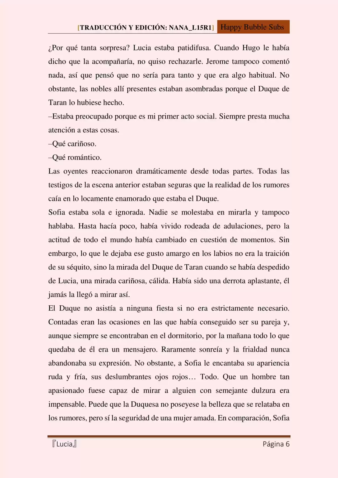 Lucia (Novela) - Capítulo 70 - Página 6 - LectorTMOo