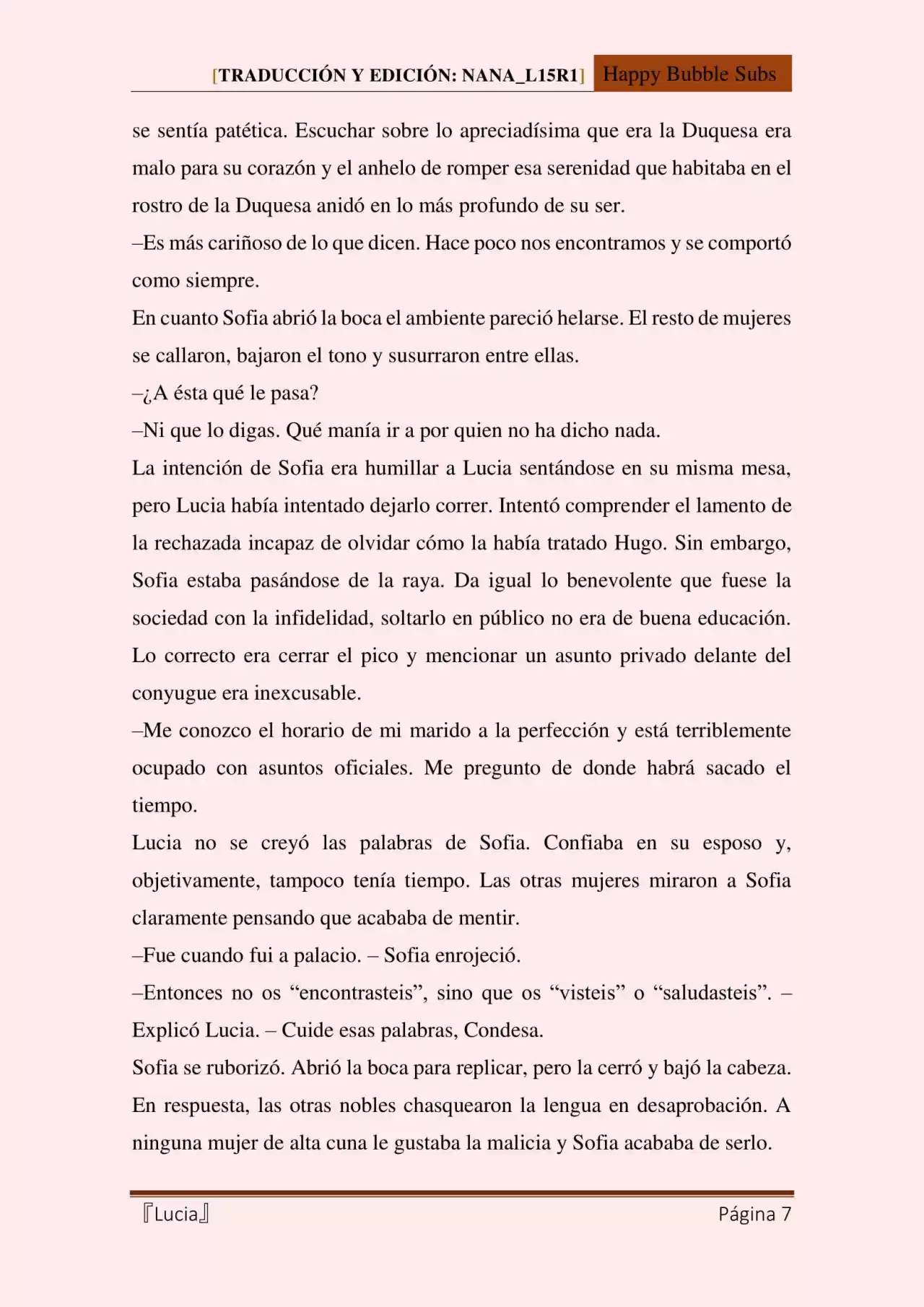 Lucia (Novela) - Capítulo 70 - Página 7 - LectorTMOo