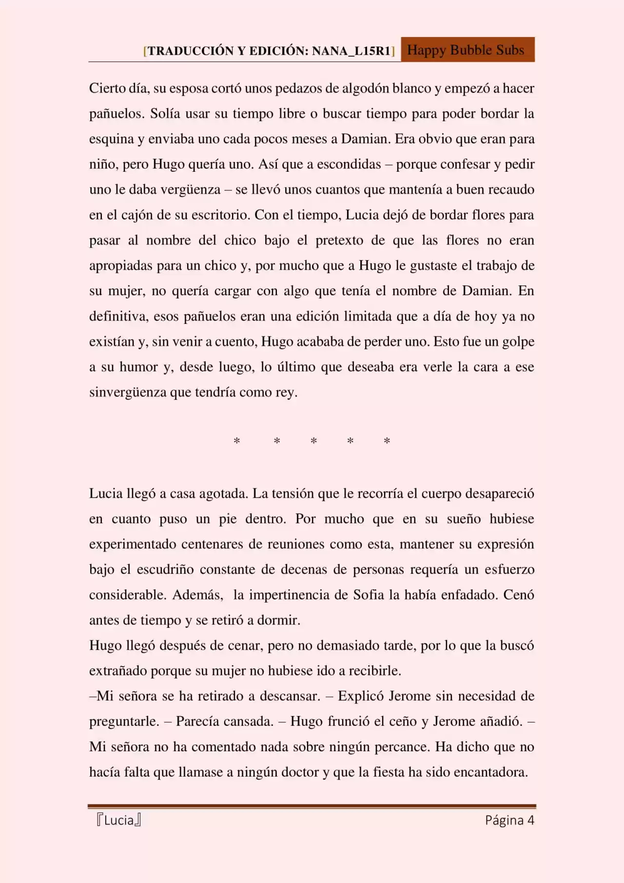 Lucia (Novela) - Capítulo 71 - Página 4 - LectorTMOo