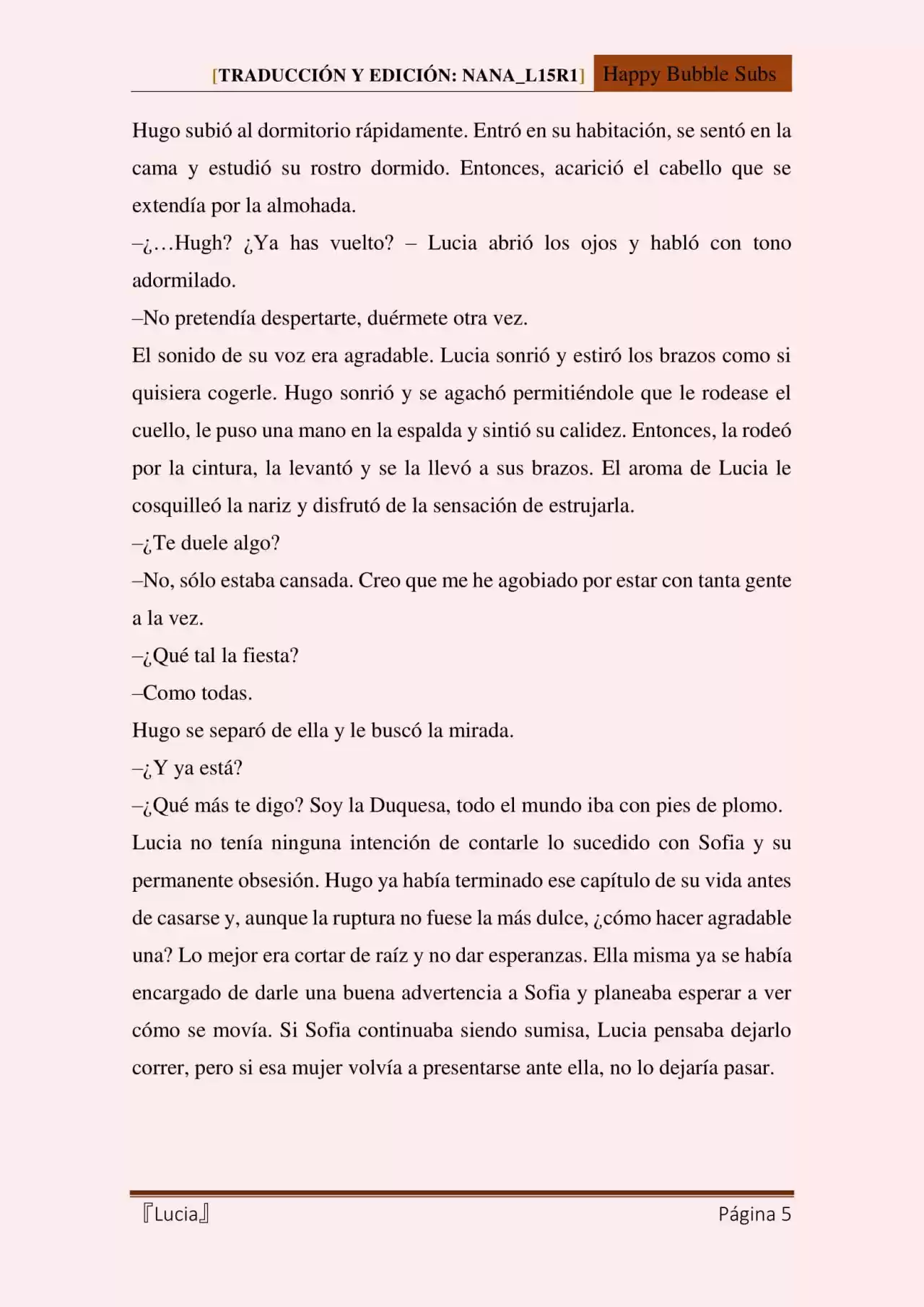 Lucia (Novela) - Capítulo 71 - Página 5 - LectorTMOo