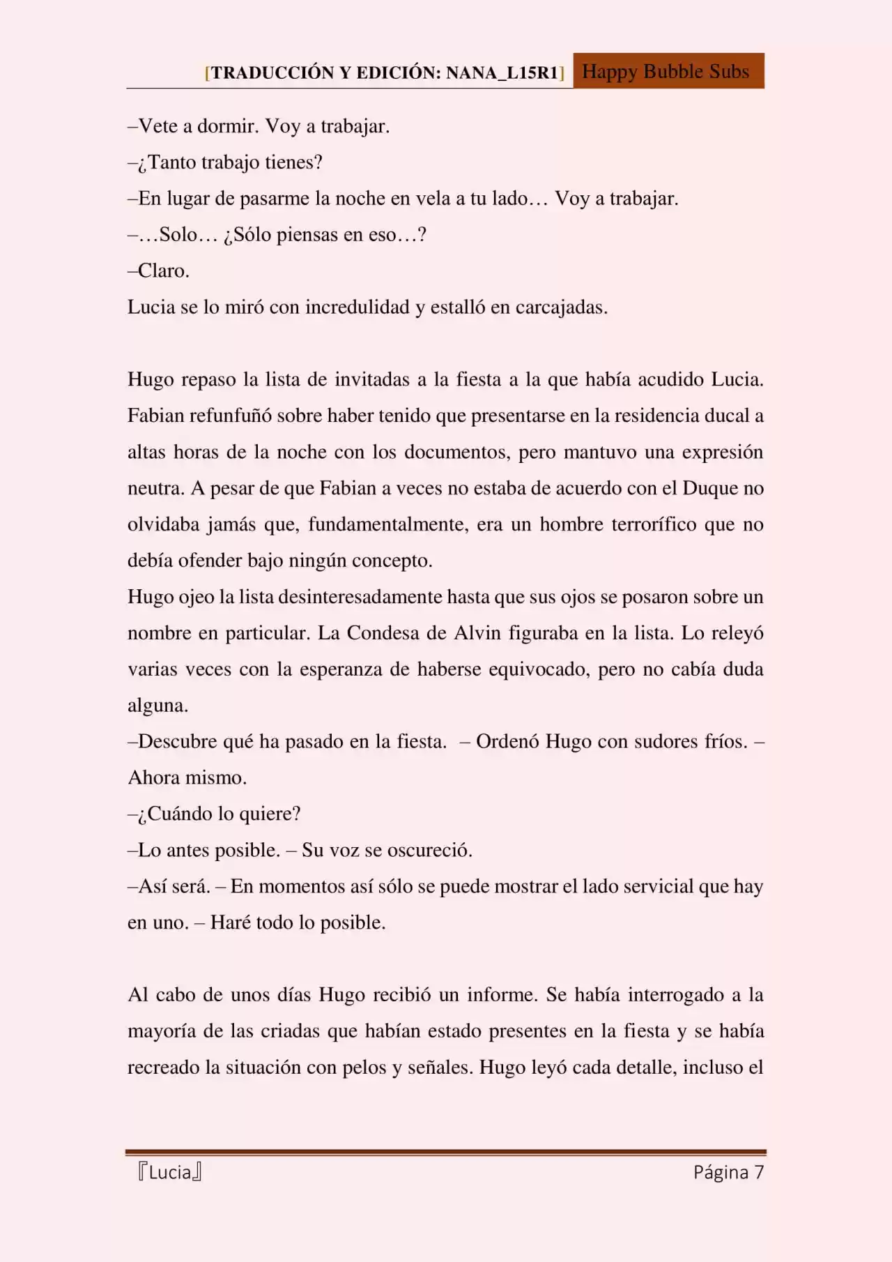 Lucia (Novela) - Capítulo 71 - Página 7 - LectorTMOo