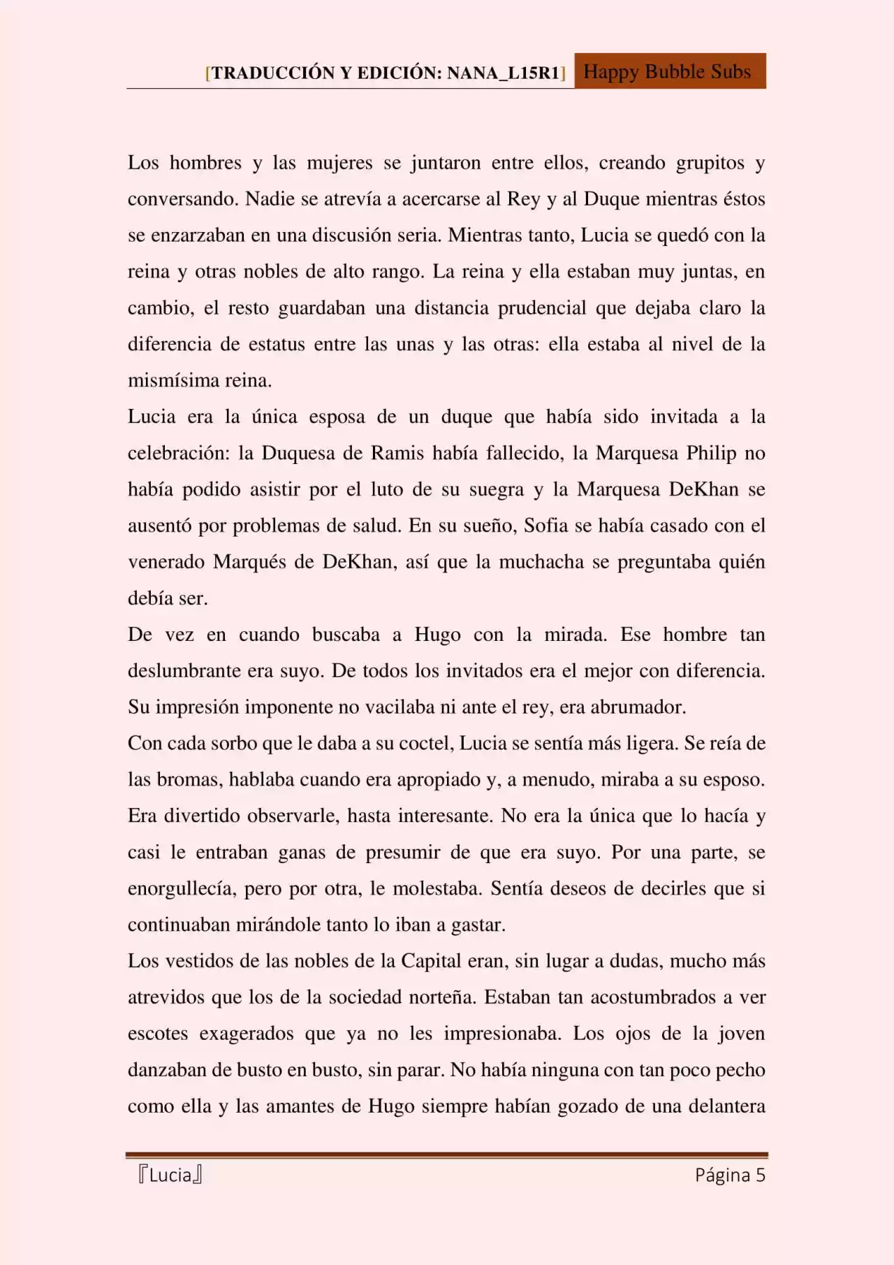 Lucia (Novela) - Capítulo 73 - Página 5 - LectorTMOo