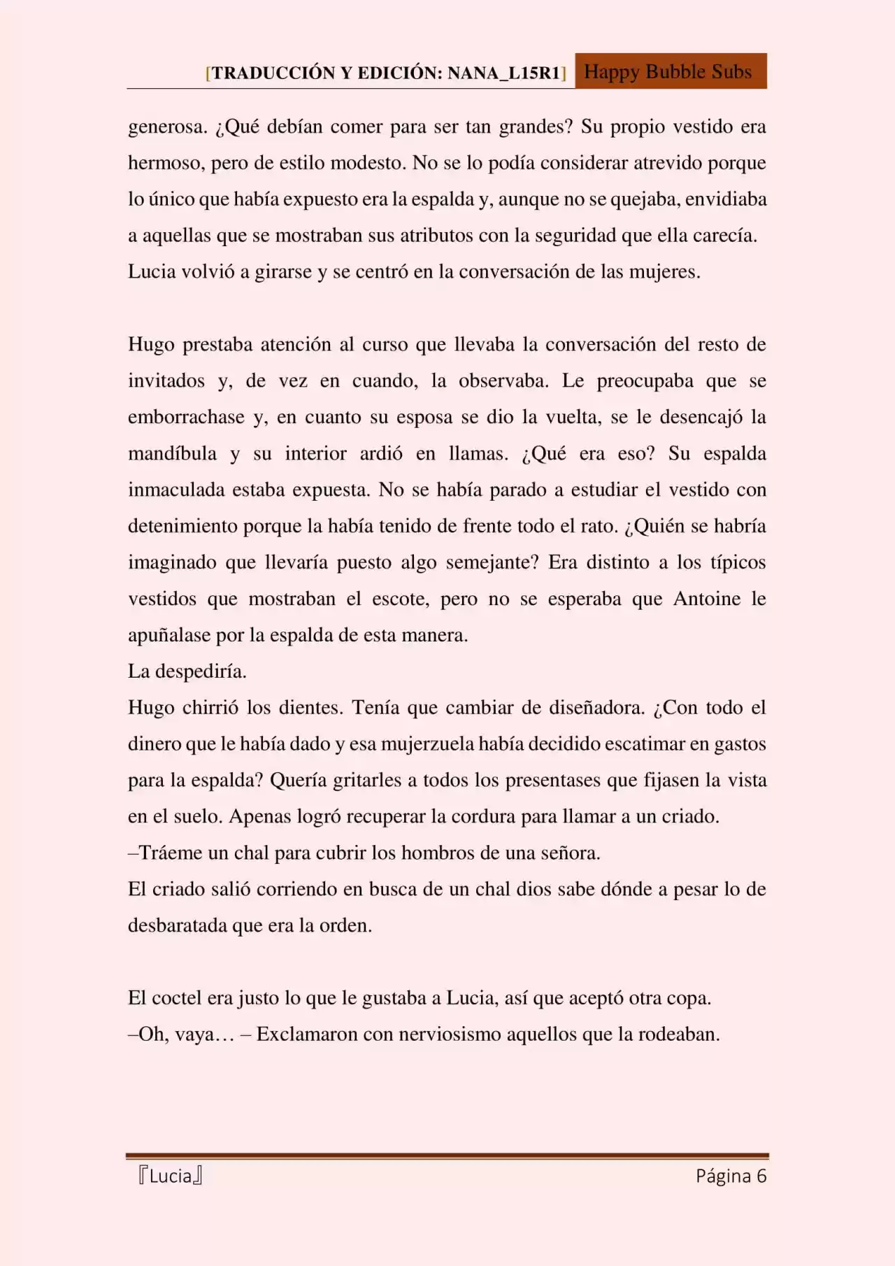 Lucia (Novela) - Capítulo 73 - Página 6 - LectorTMOo