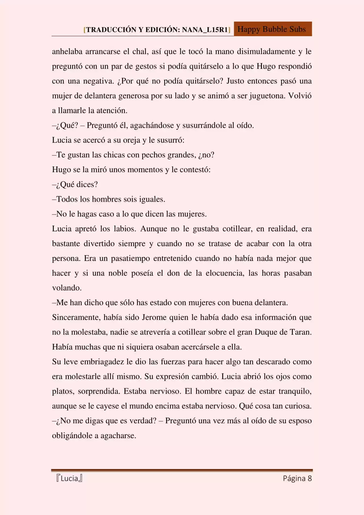 Lucia (Novela) - Capítulo 73 - Página 8 - LectorTMOo