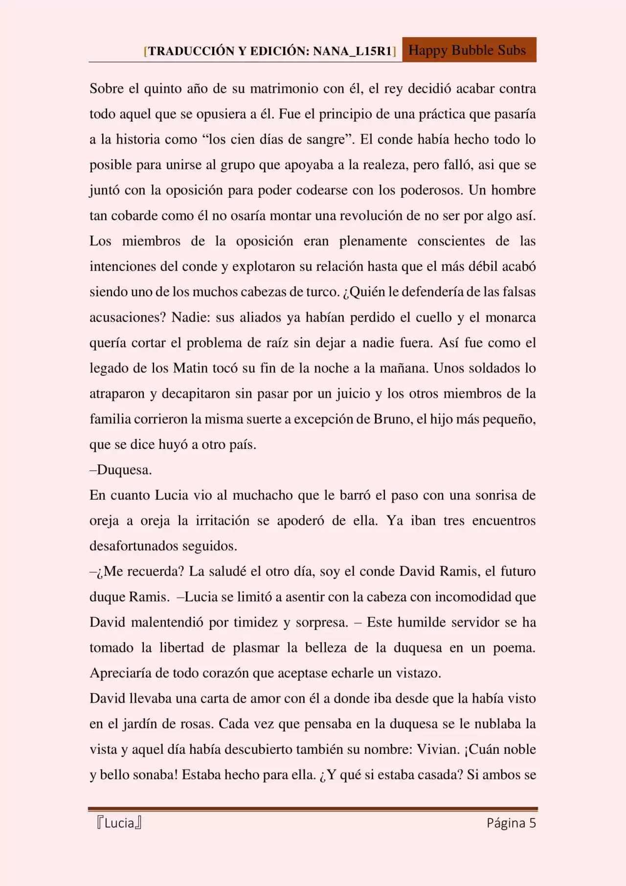 Lucia (Novela) - Capítulo 75 - Página 5 - LectorTMOo