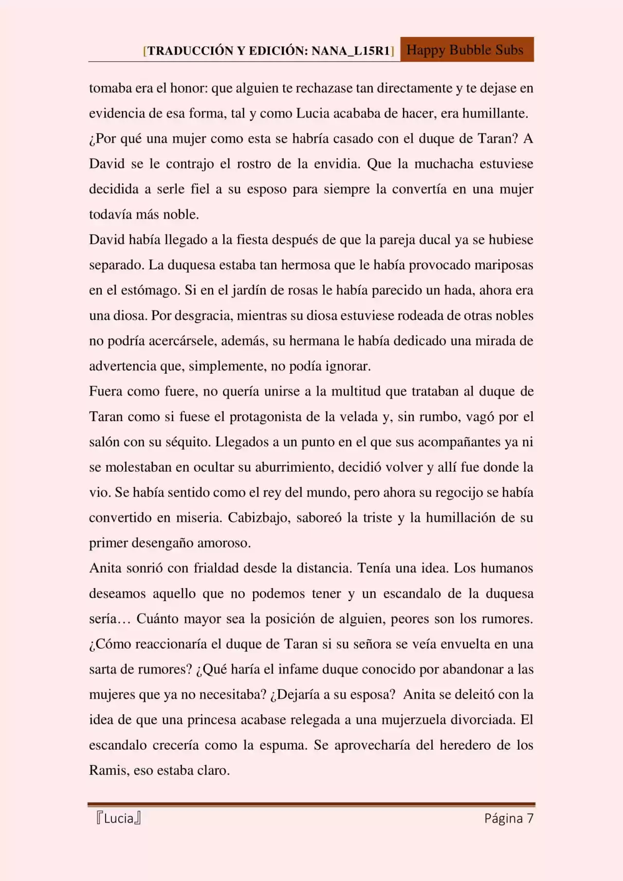 Lucia (Novela) - Capítulo 75 - Página 7 - LectorTMOo