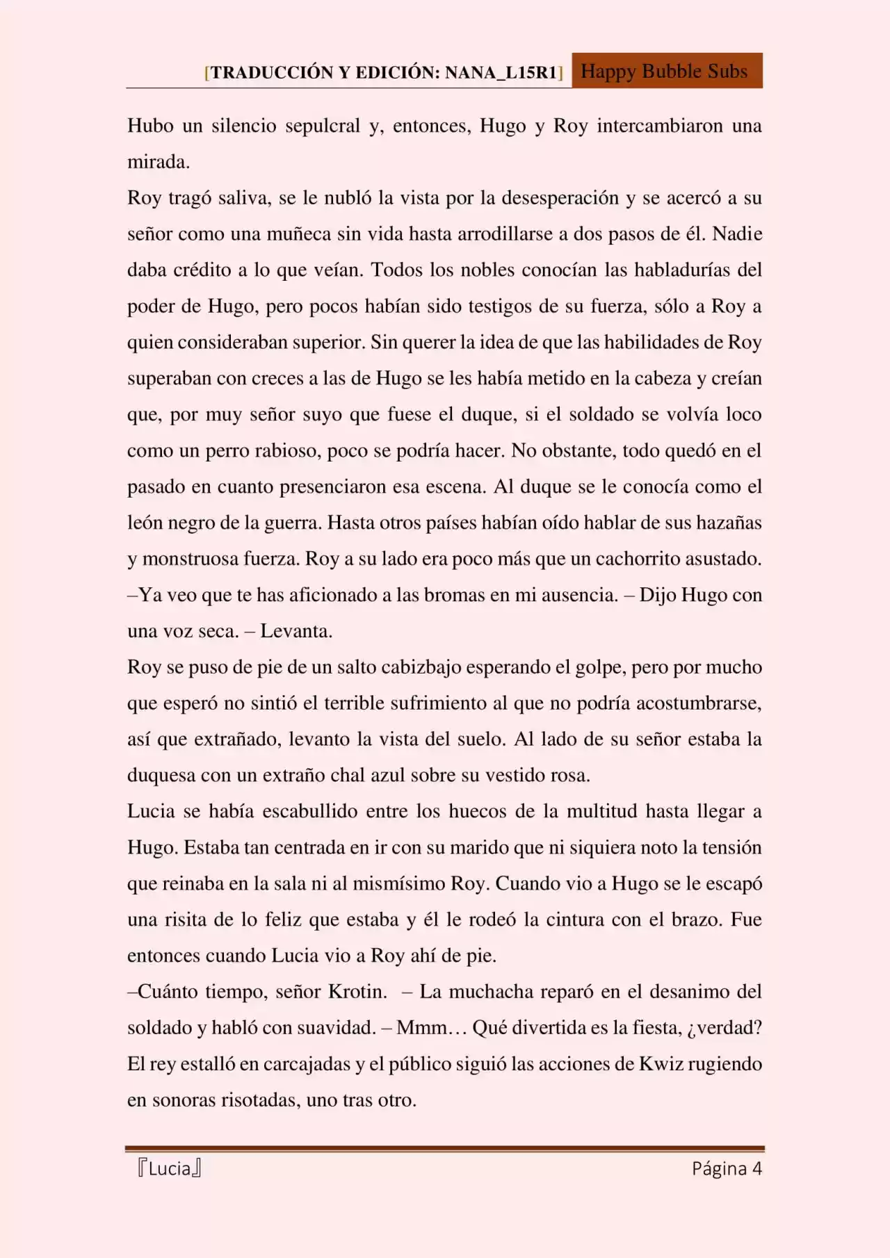 Lucia (Novela) - Capítulo 76 - Página 4 - LectorTMOo