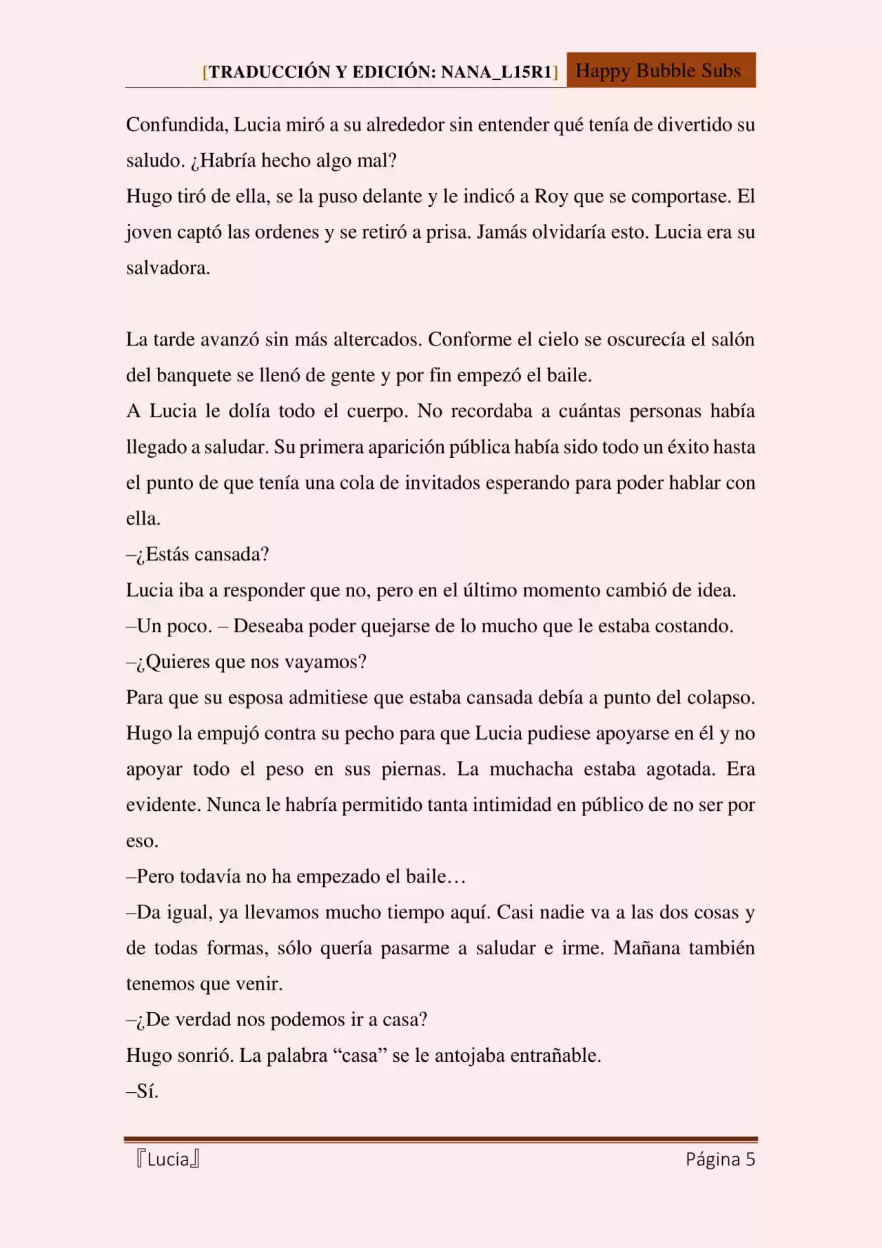 Lucia (Novela) - Capítulo 76 - Página 5 - LectorTMOo