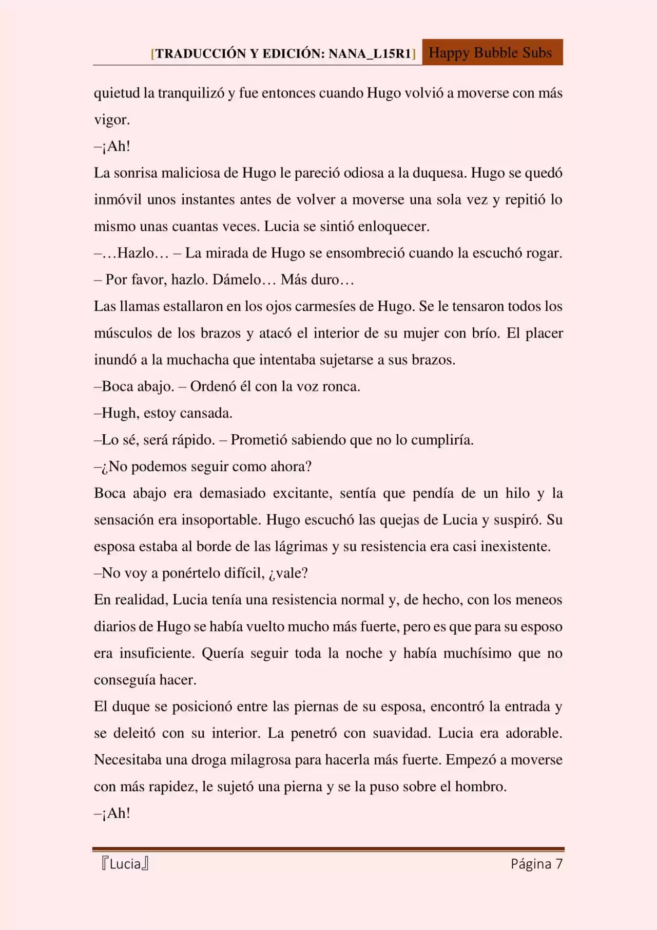 Lucia (Novela) - Capítulo 77 - Página 7 - LectorTMOo