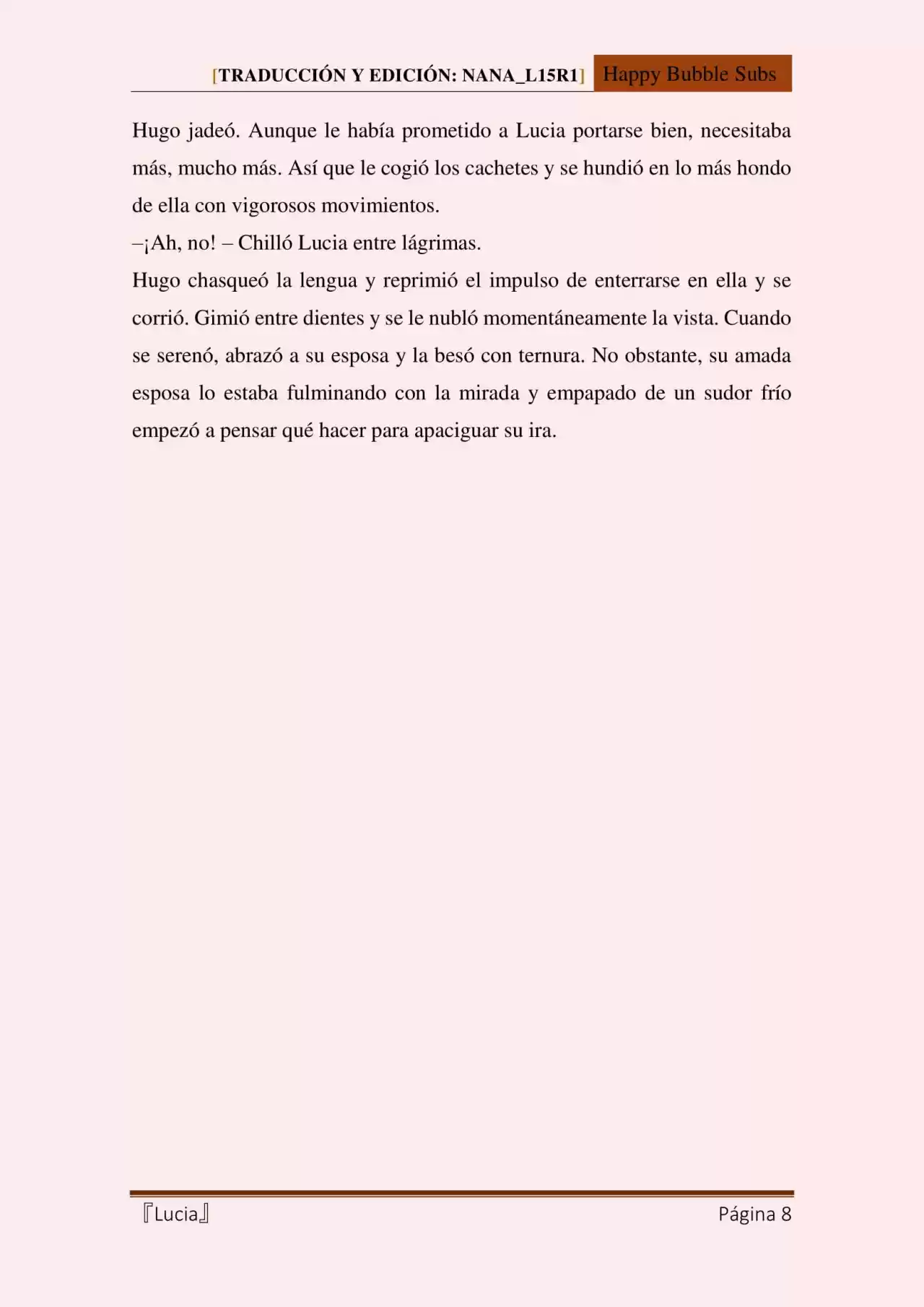 Lucia (Novela) - Capítulo 77 - Página 8 - LectorTMOo