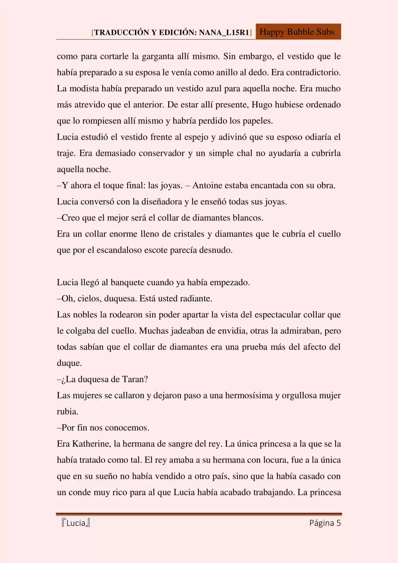 Lucia (Novela) - Capítulo 78 - Página 5 - LectorTMOo