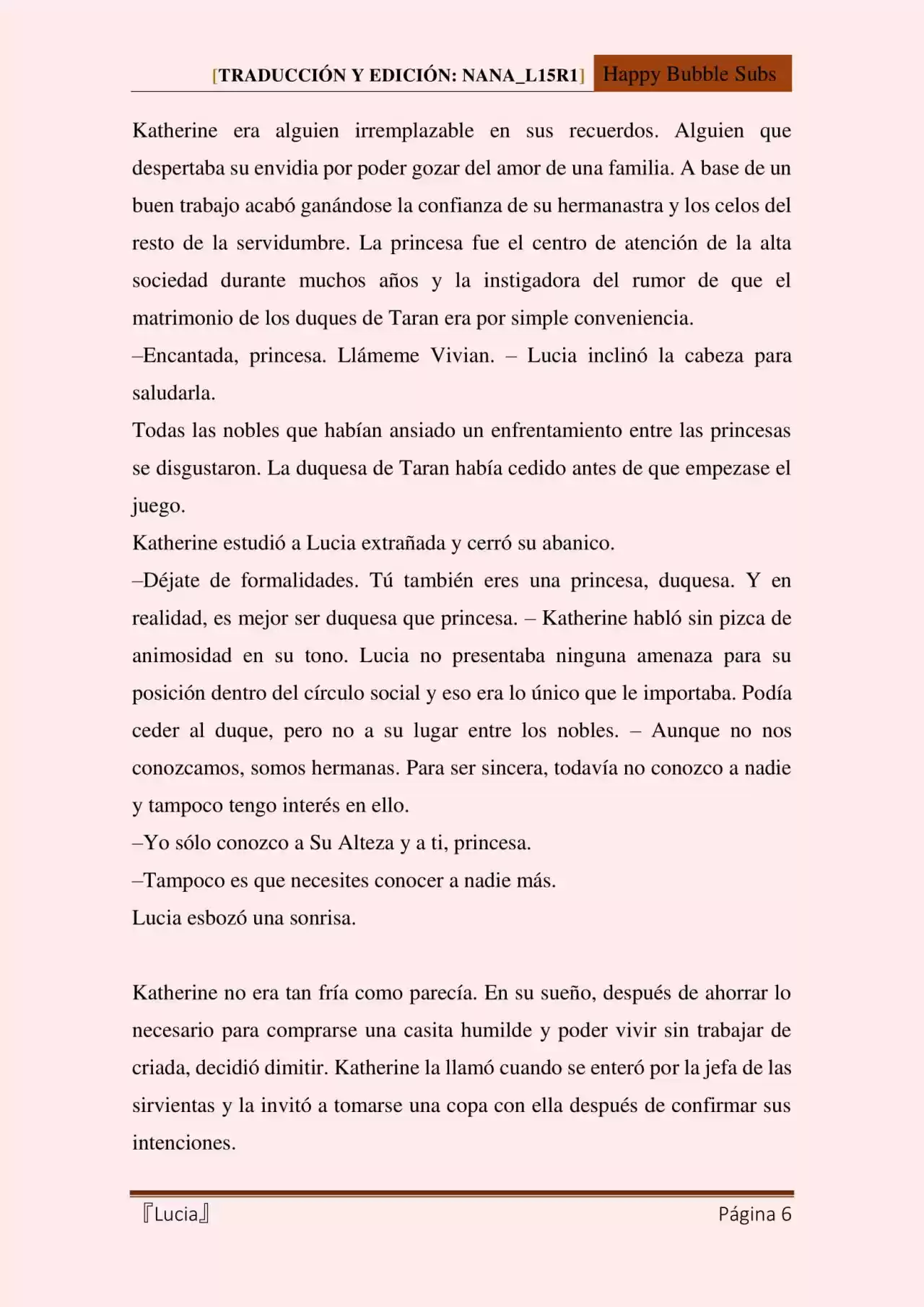 Lucia (Novela) - Capítulo 78 - Página 6 - LectorTMOo