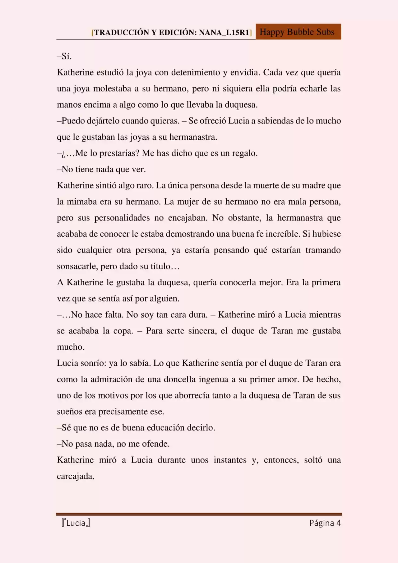 Lucia (Novela) - Capítulo 79 - Página 4 - LectorTMOo